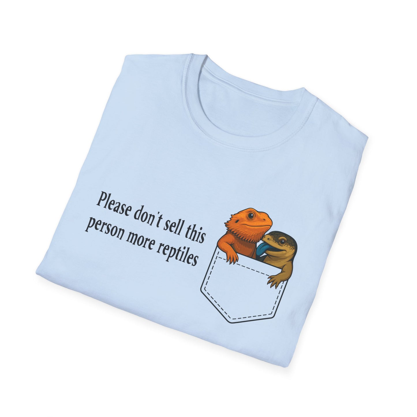 Reptile Addiction T-Shirt – “Do Not Sell This Person More Reptiles” Funny Herpetology Tee