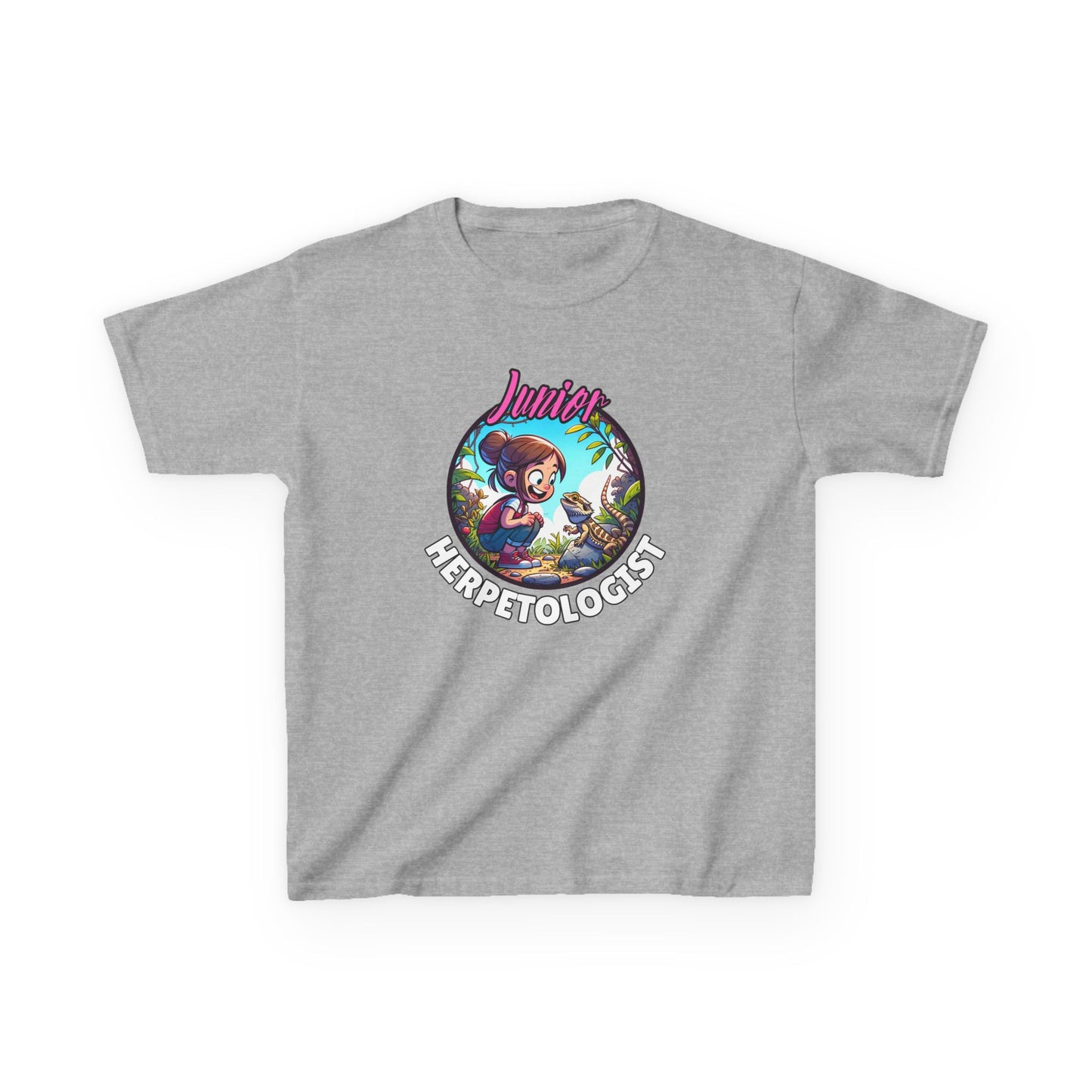 Kids Reptile T-Shirt – Junior Herpetologist Bearded Dragon Tee