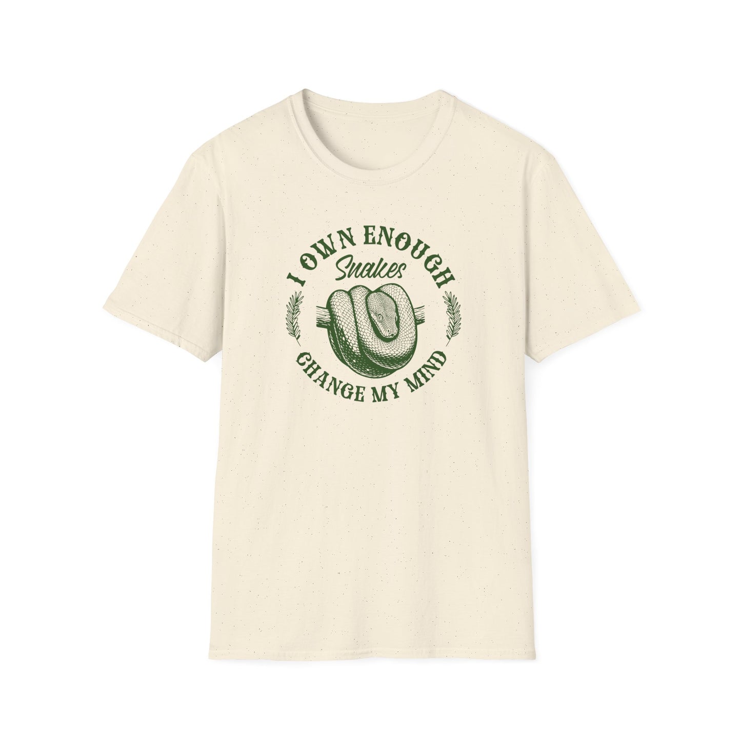Snake Keeper T-Shirt I Own Enough Snakes Change My Mind, Funny Reptile Shirt, Snake Lover Tee, Herpetology Gift, Serpent Keeper Tee