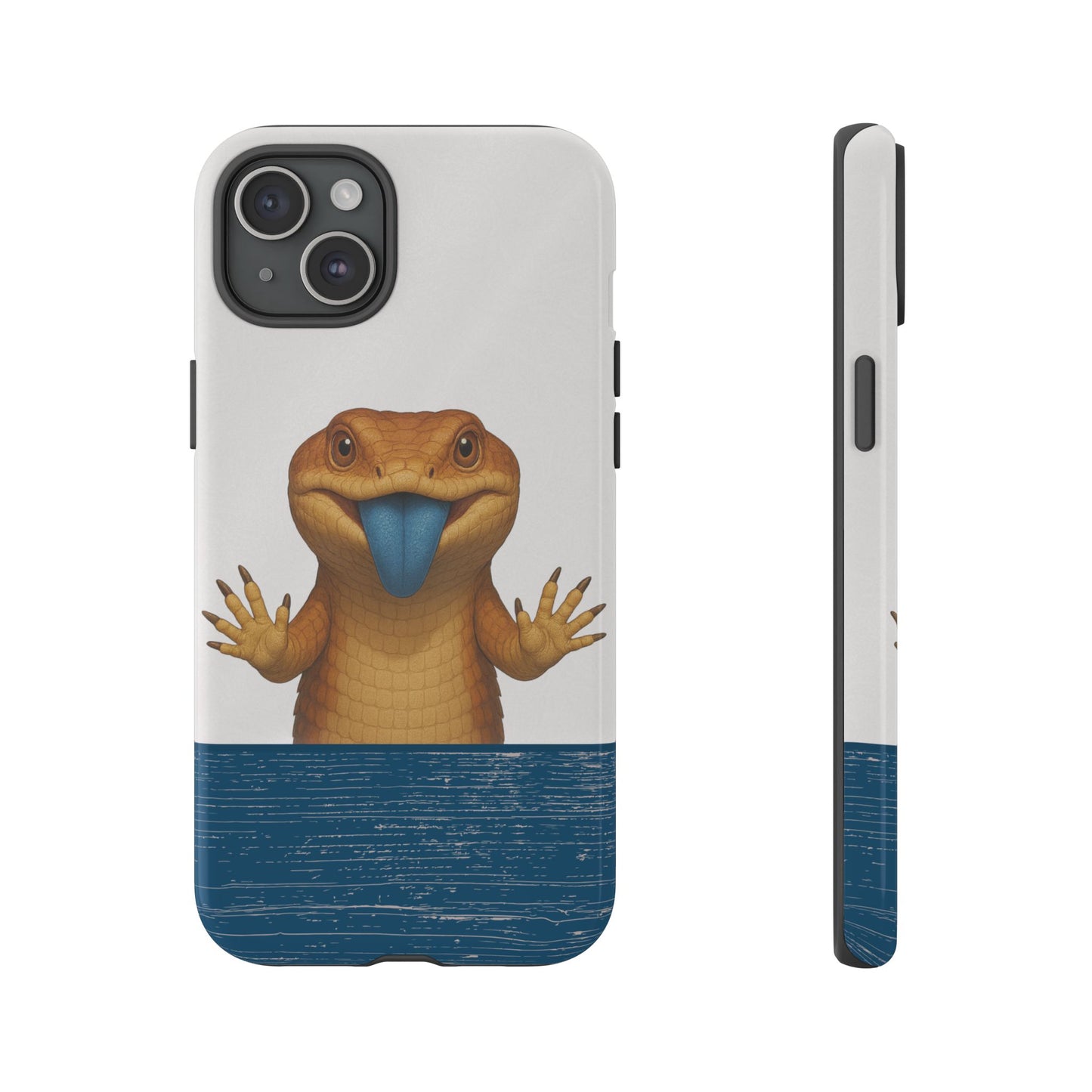 Blue-tongued Lizard iPhone Case – Glass Surfer Australian Wildlife Design