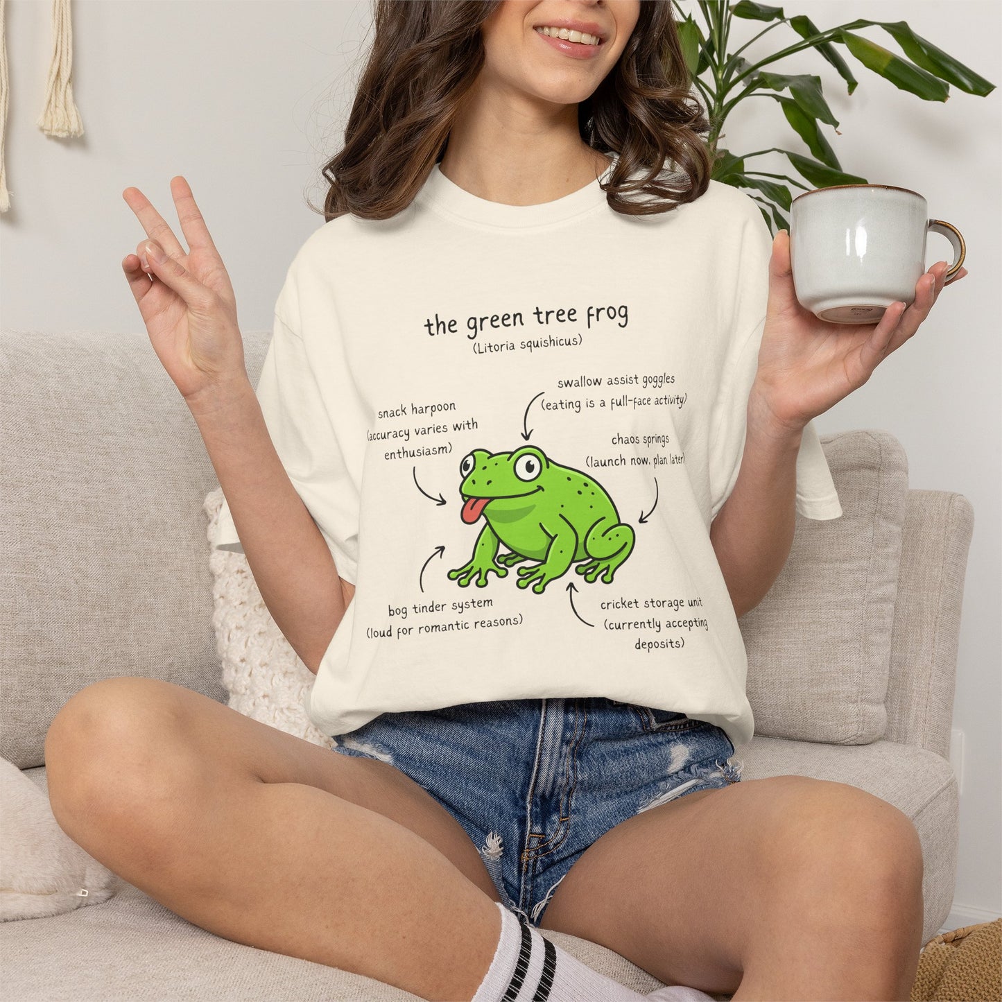Anatomy of a Green Tree Frog Shirt, Comfort Colors Frog Tee, Funny Amphibian T Shirt, Frog Lover Gift, Biology Teacher Shirt