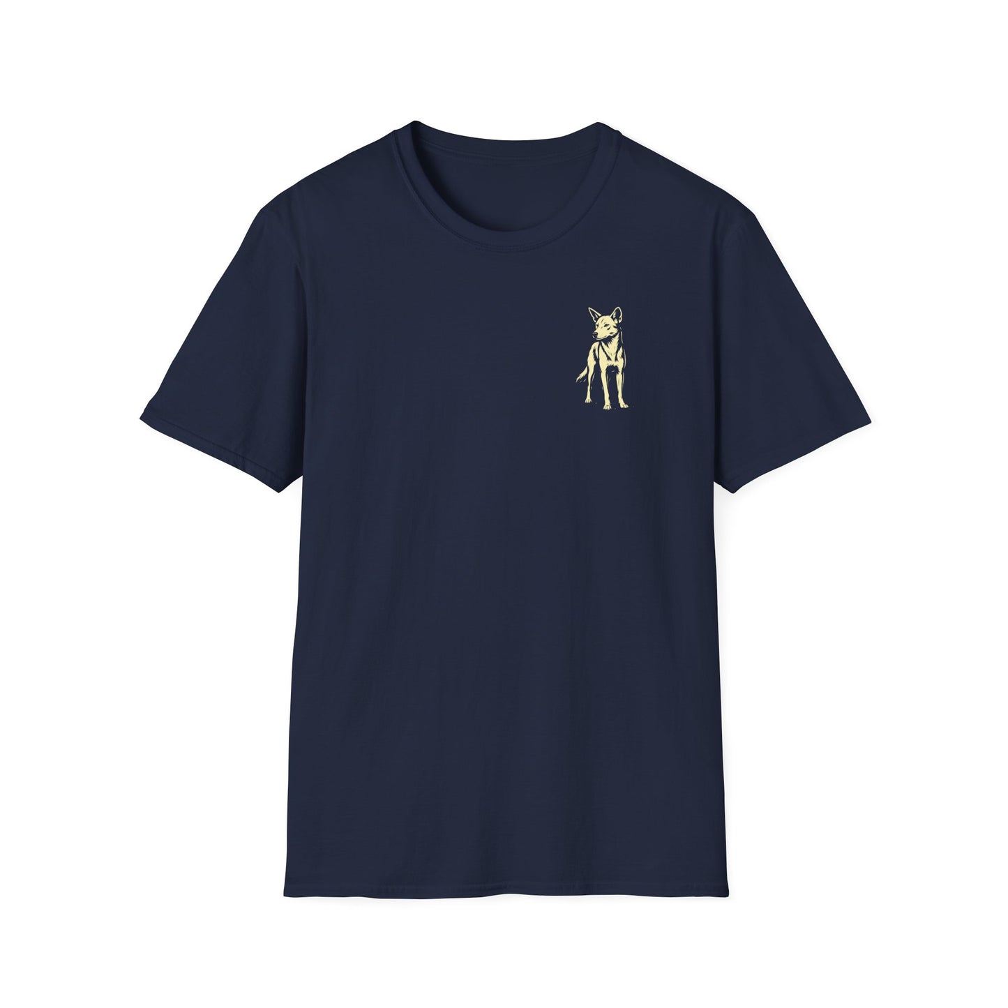 Dingo T-Shirt Minimal Australian Wildlife Tee, Aussie Dingo Shirt, Native Animal Tee Australia, Outback Shirt, Simple Animal Design