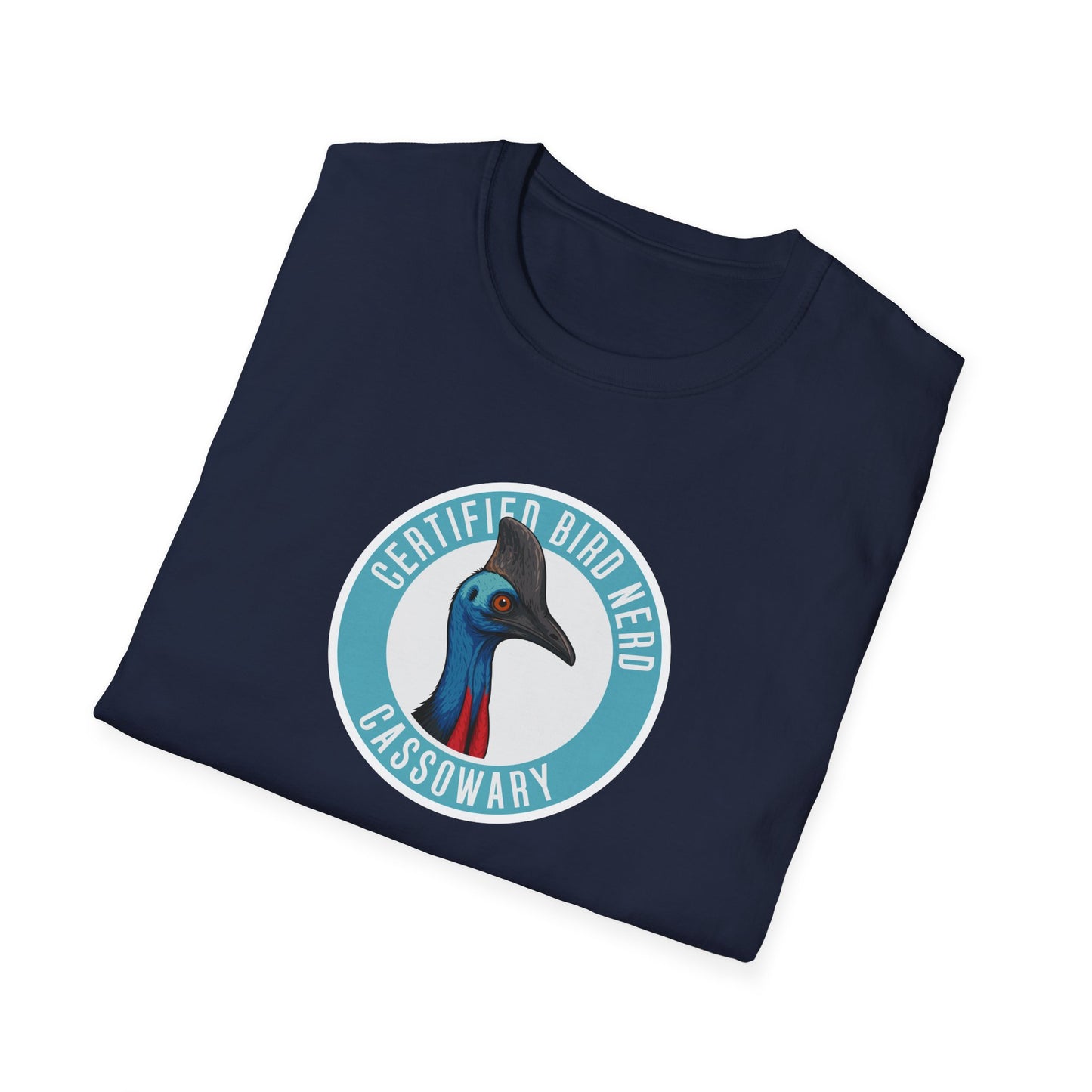 Cassowary T-Shirt, Certified Bird Nerd Shirt, Australian Bird Tee, Wildlife Lover Gift, Birdwatching Shirt, Rainforest Animal Tee
