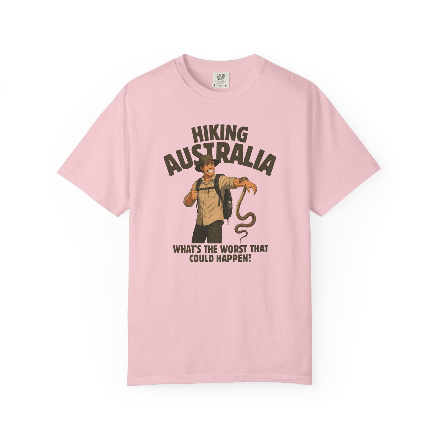 Hiking Australia Snake Shirt, Comfort Colors Hiking Tee, Funny Australian Wildlife Shirt, Snake Bite T Shirt, Aussie Outdoor Adventure Tee
