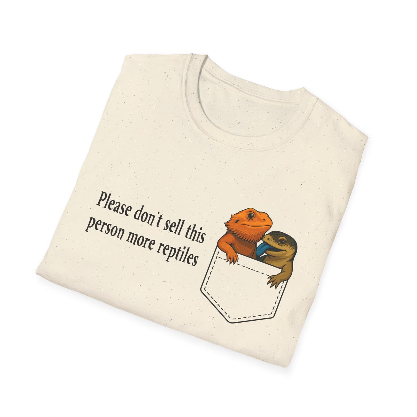 Reptile Addiction T-Shirt – “Do Not Sell This Person More Reptiles” Funny Herpetology Tee