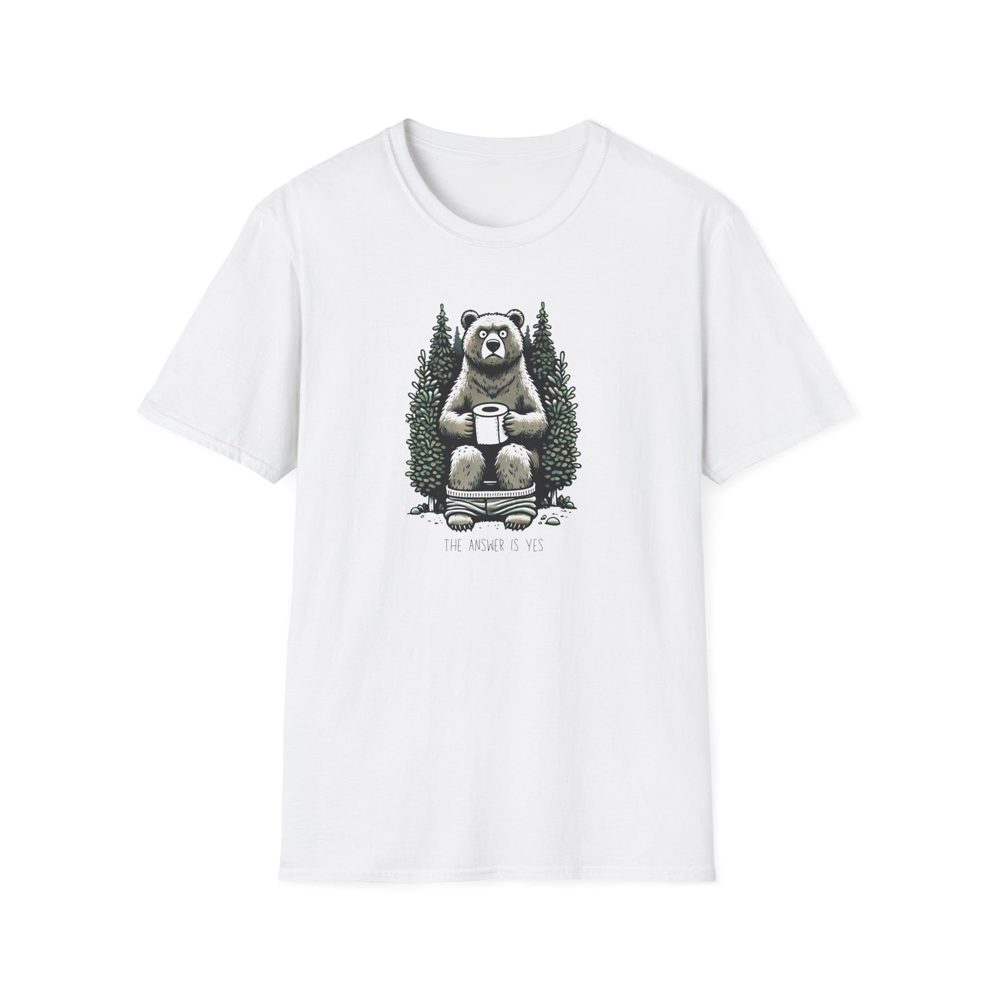 Bear Hiking T-Shirt, Does A Bear Poop In The Woods Shirt, Camping Gift, Outdoorsy Shirt, Nature Lover Tee, Hiker Graphic Tee