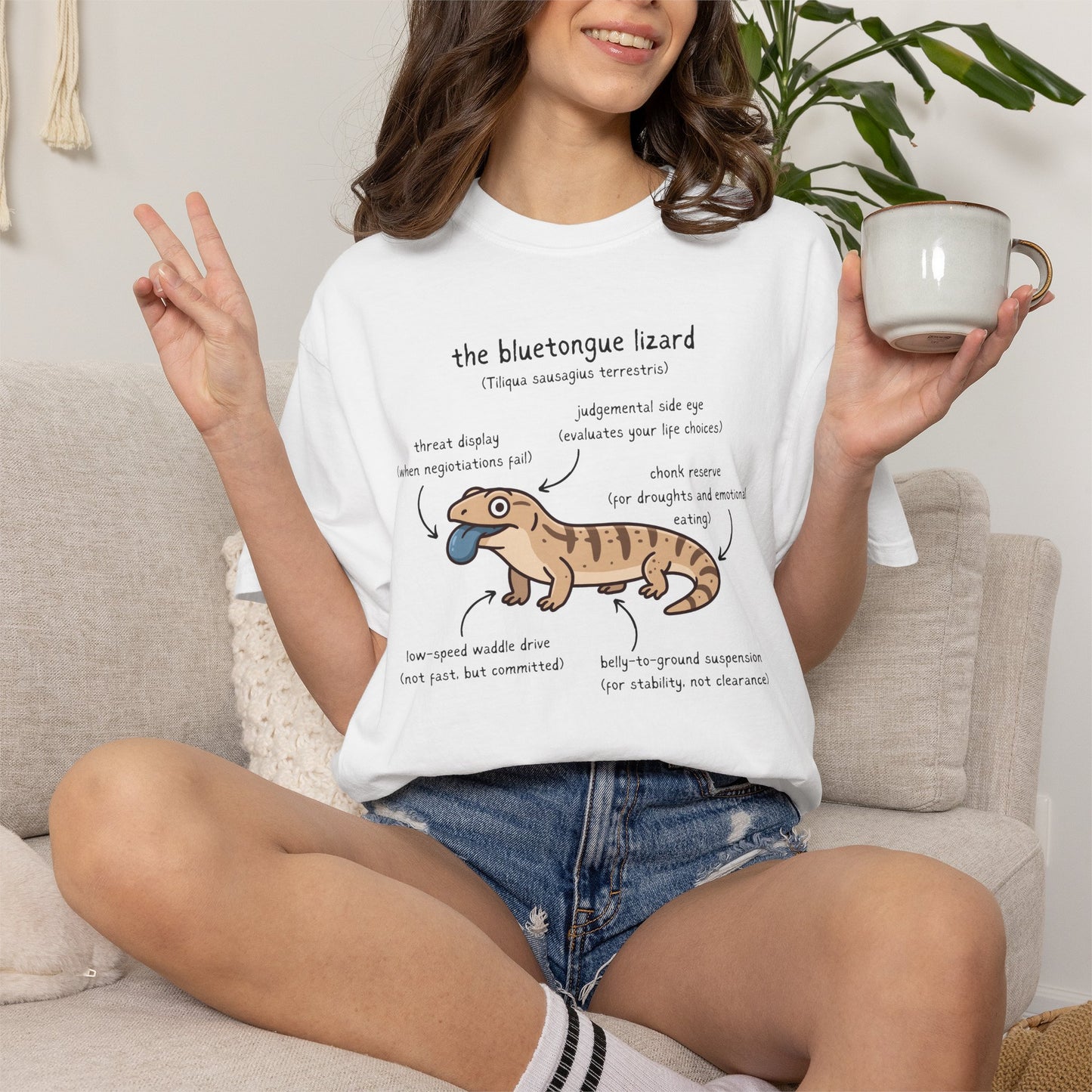 Anatomy of a Blue Tongue Lizard Shirt, Comfort Colors Reptile Tee, Funny Bluetongue Skink T Shirt, Australian Lizard Gift, Herpetology Shirt