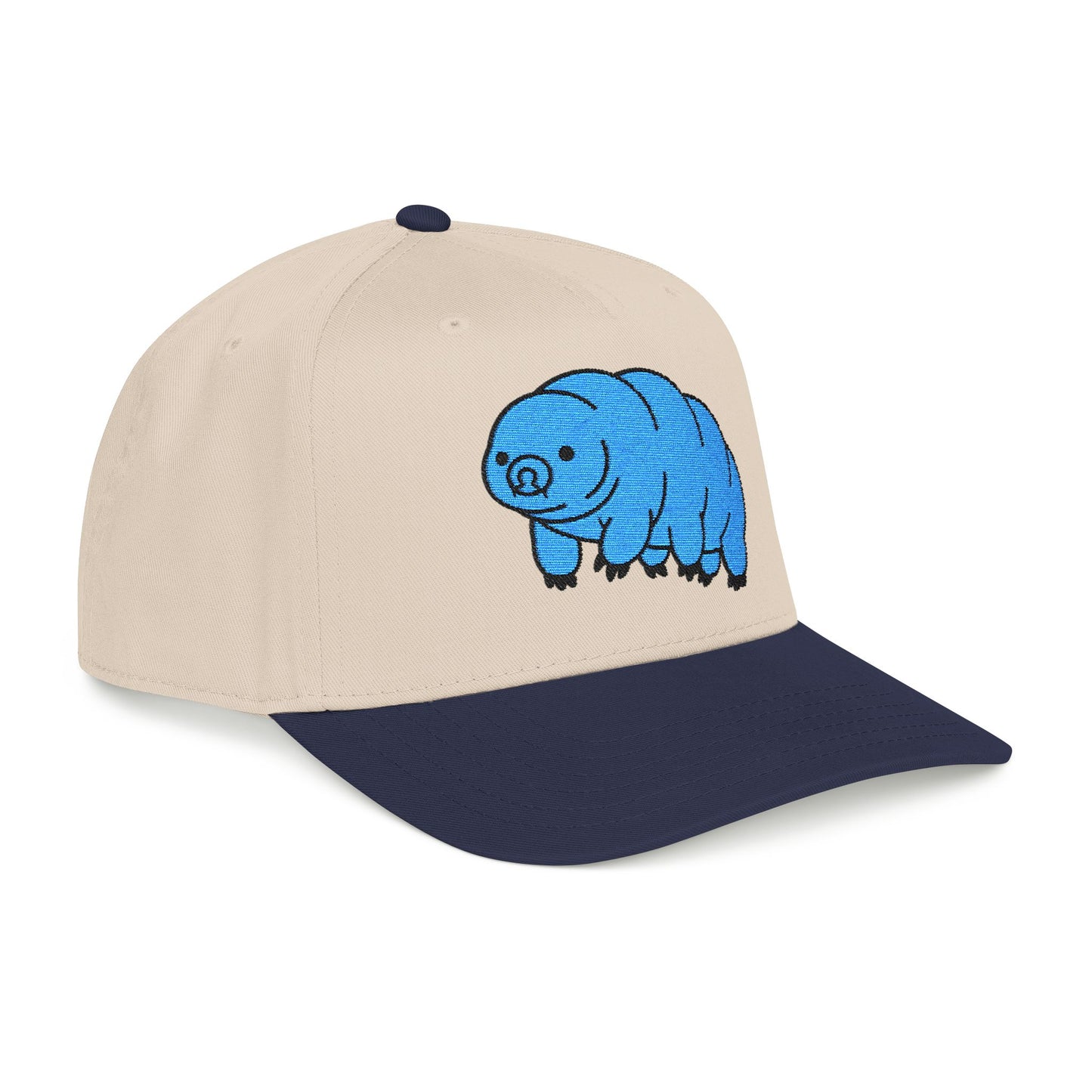 Tardigrade Embroidered Mid Profile Baseball Cap, Water Bear Hat, Science Nerd Cap, Biology Gift, Cute Microbiology Hat, Embroidered Dad Cap