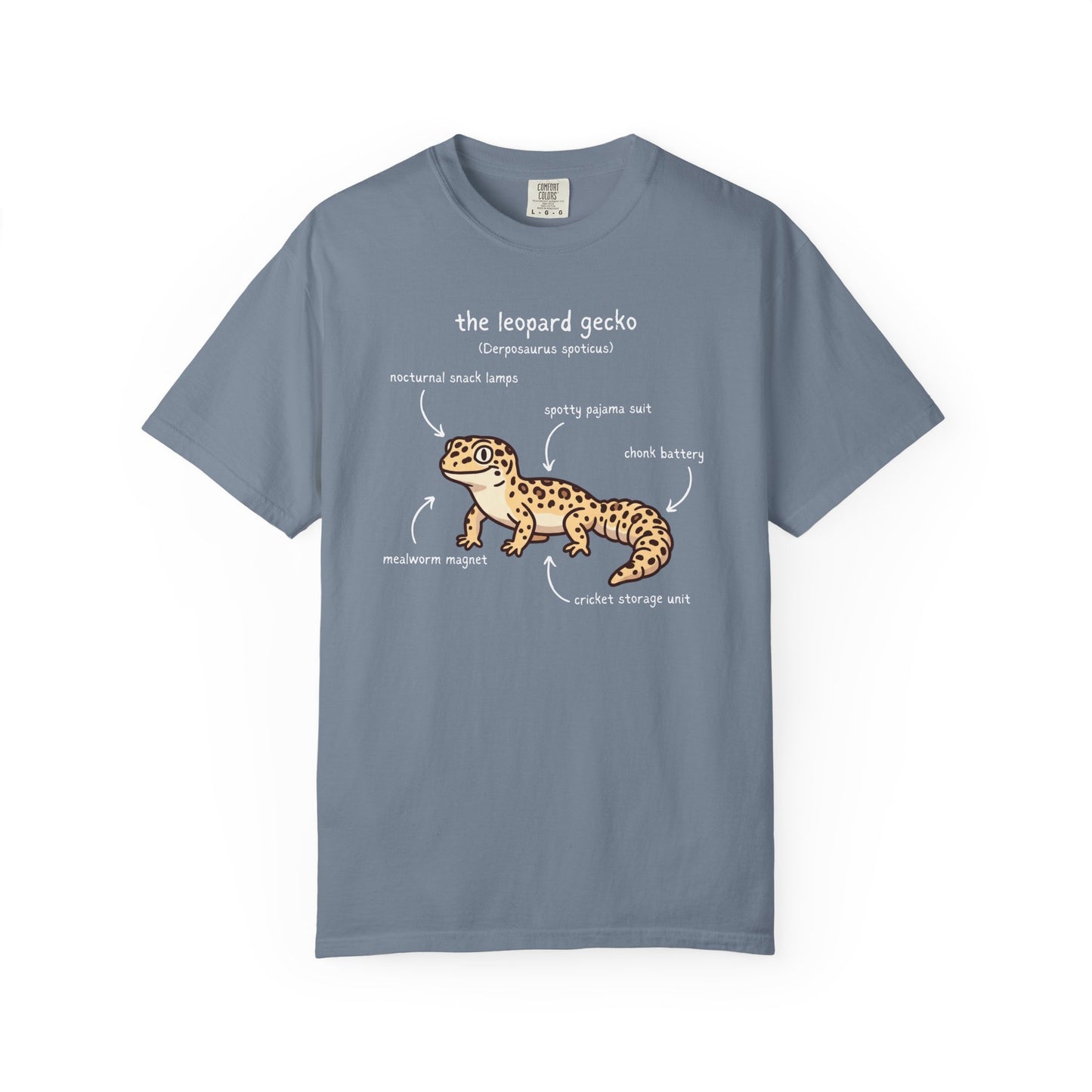 Anatomy of a Leopard Gecko Shirt, Comfort Colors Gecko Tee, Funny Reptile T Shirt, Leopard Gecko Gift, Herpetology Shirt, Lizard Lover Tee