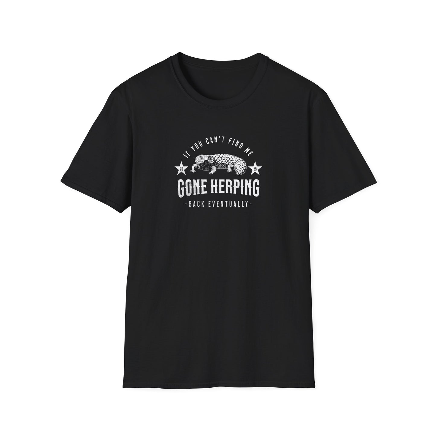 Shingleback Gone Herping T-Shirt, Reptile Lover Shirt, Field Herping Tee, Blue Tongue Lizard Gift, Herper Wildlife Graphic Tee