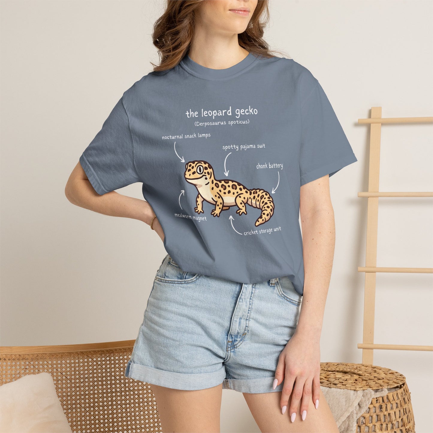 Anatomy of a Leopard Gecko Shirt, Comfort Colors Gecko Tee, Funny Reptile T Shirt, Leopard Gecko Gift, Herpetology Shirt, Lizard Lover Tee