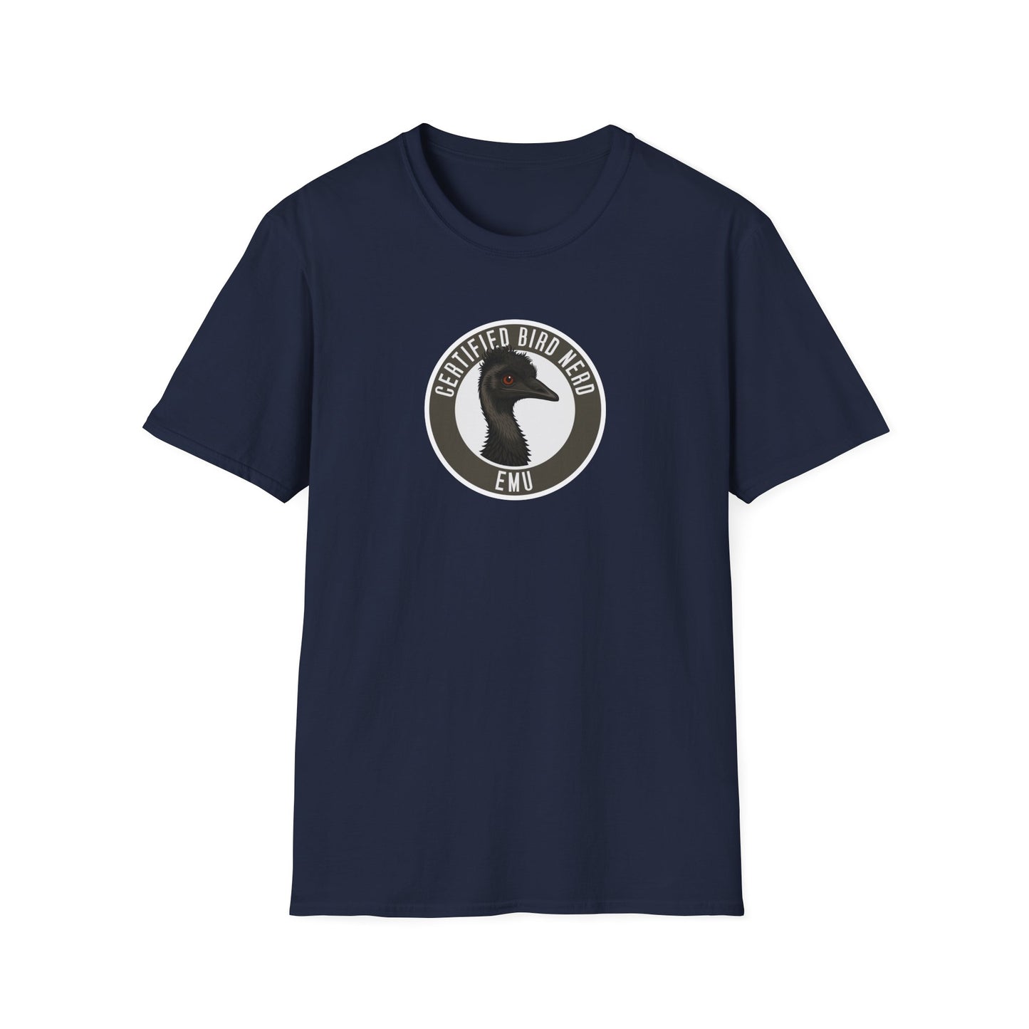 Emu T-Shirt, Certified Bird Nerd Shirt, Australian Bird Tee, Wildlife Lover Gift, Birdwatching Shirt, Aussie Animal Graphic Tee