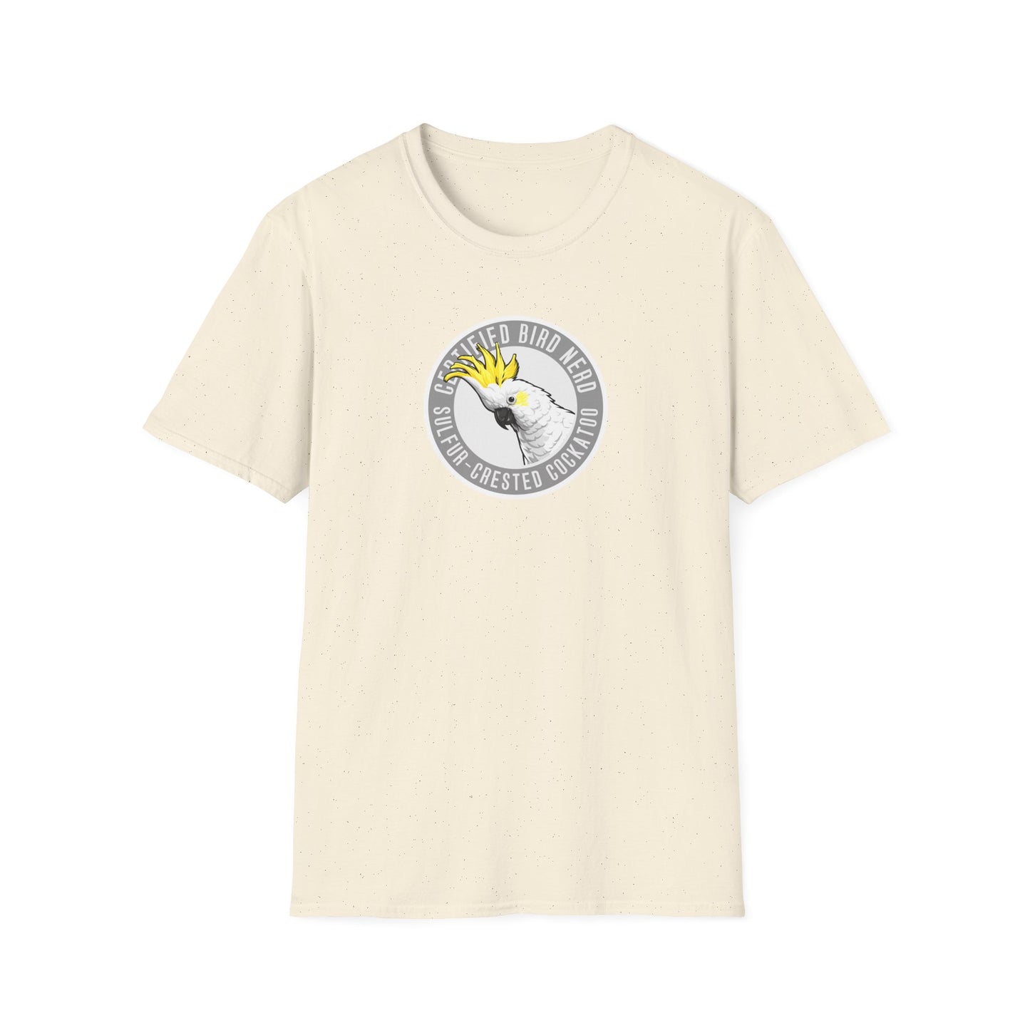 Sulfur-Crested Cockatoo T-Shirt, Certified Bird Nerd Shirt, Australian Bird Tee, Cockatoo Lover Gift, Birdwatching Shirt, Wildlife Tee