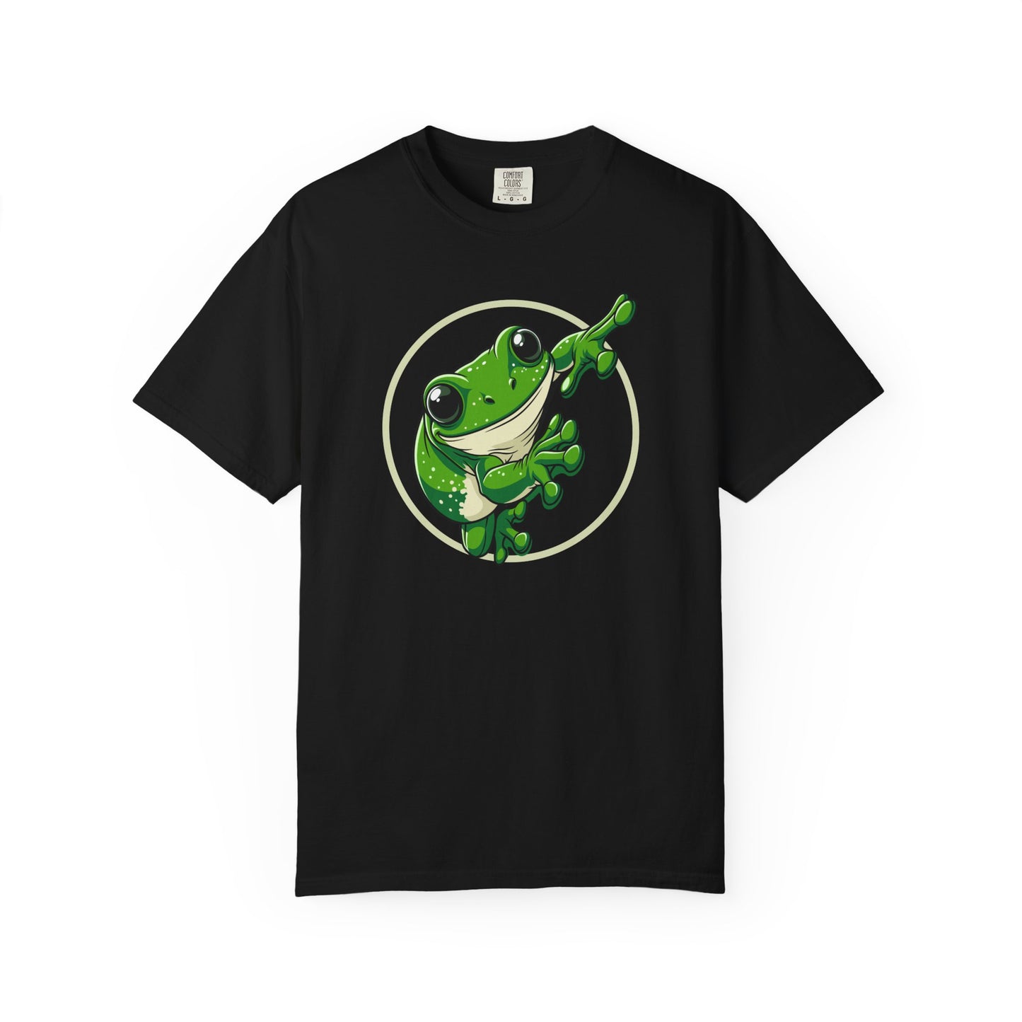 Green Tree Frog Shirt, Comfort Colors Frog Tee, Australian Frog T Shirt, Cute Amphibian Graphic Tee, Frog Lover Gift, Wildlife Shirt