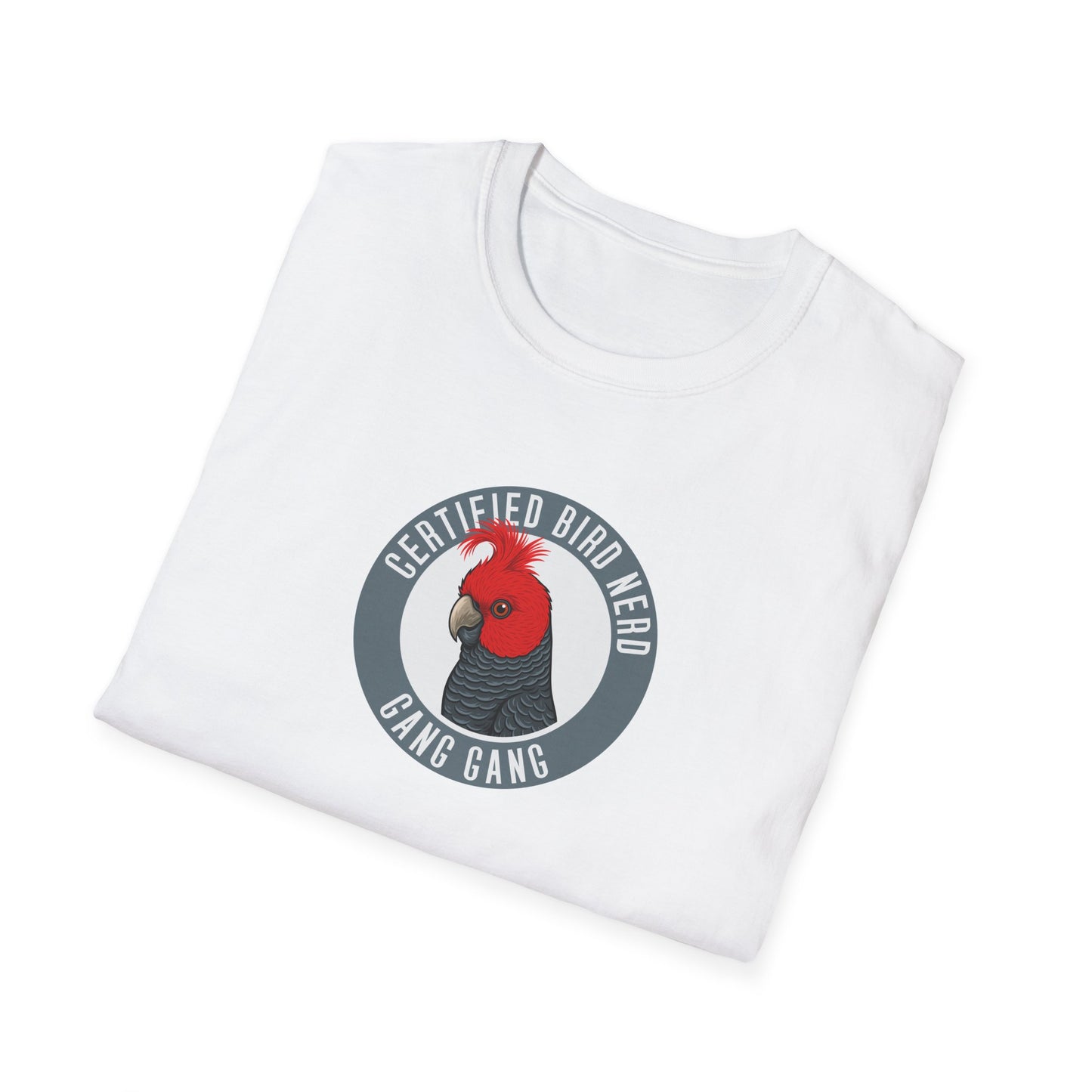 Gang Gang Cockatoo T-Shirt, Certified Bird Nerd Shirt, Australian Bird Tee, Birdwatching Gift, Wildlife Lover Tee, Cockatoo Shirt