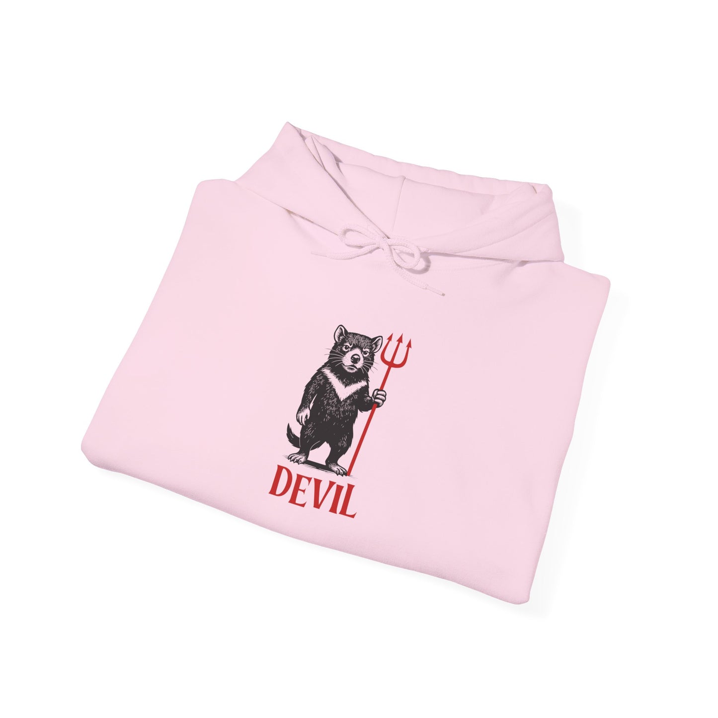Tasmanian Devil Hoodie, Devil Hoodie, Funny Australian Animal Hoodie, Aussie Wildlife Hoodie, Gothic Animal Sweatshirt, Cryptid Style Hoodie, Tasmania Gift