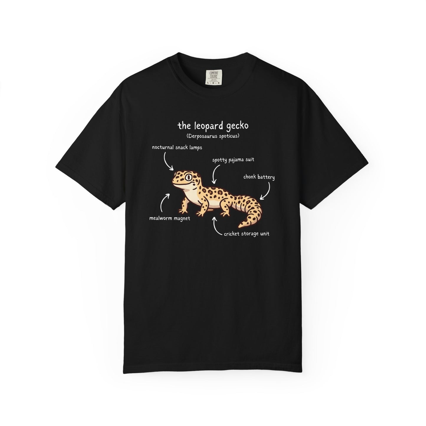 Anatomy of a Leopard Gecko Shirt, Comfort Colors Gecko Tee, Funny Reptile T Shirt, Leopard Gecko Gift, Herpetology Shirt, Lizard Lover Tee