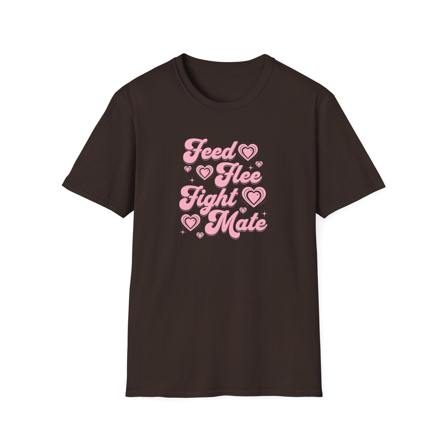 4 F’s Of Biology T-Shirt, Feed Flee Fight Mate Shirt, Biology Teacher Tee, Science Student Gift, Evolution Biology Graphic Shirt