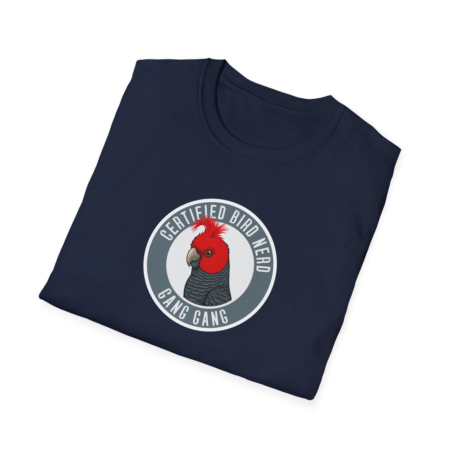 Gang Gang Cockatoo T-Shirt, Certified Bird Nerd Shirt, Australian Bird Tee, Birdwatching Gift, Wildlife Lover Tee, Cockatoo Shirt