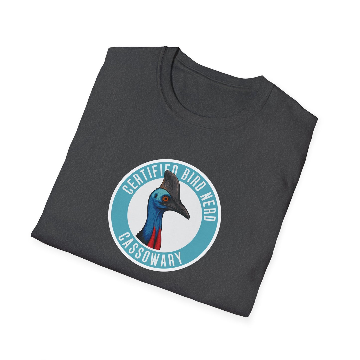 Cassowary T-Shirt, Certified Bird Nerd Shirt, Australian Bird Tee, Wildlife Lover Gift, Birdwatching Shirt, Rainforest Animal Tee