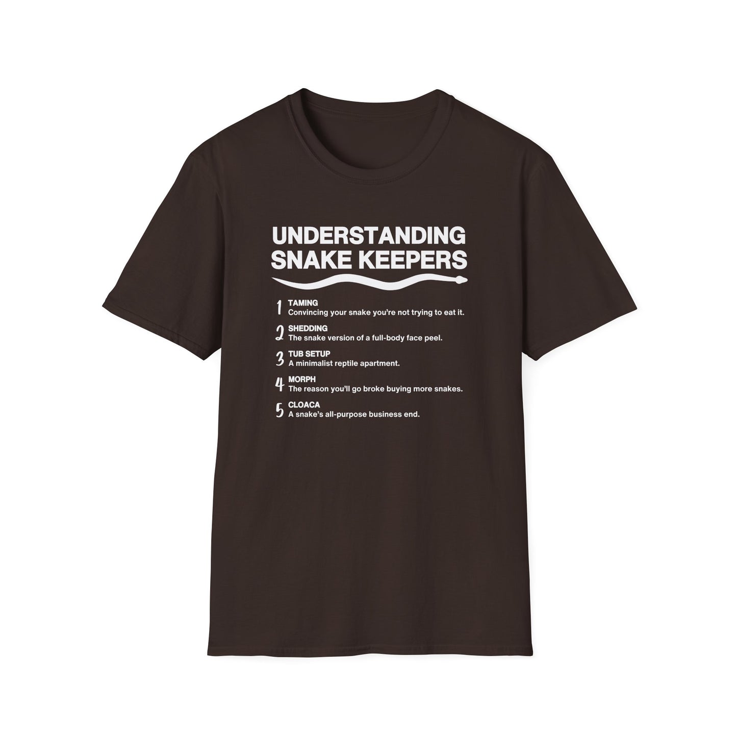 Understanding Snake Keepers T-Shirt, Snake Lover Shirt, Reptile Keeper Tee, Herpetology Gift, Snake Mom Dad Shirt, Exotic Pet Owner Tee