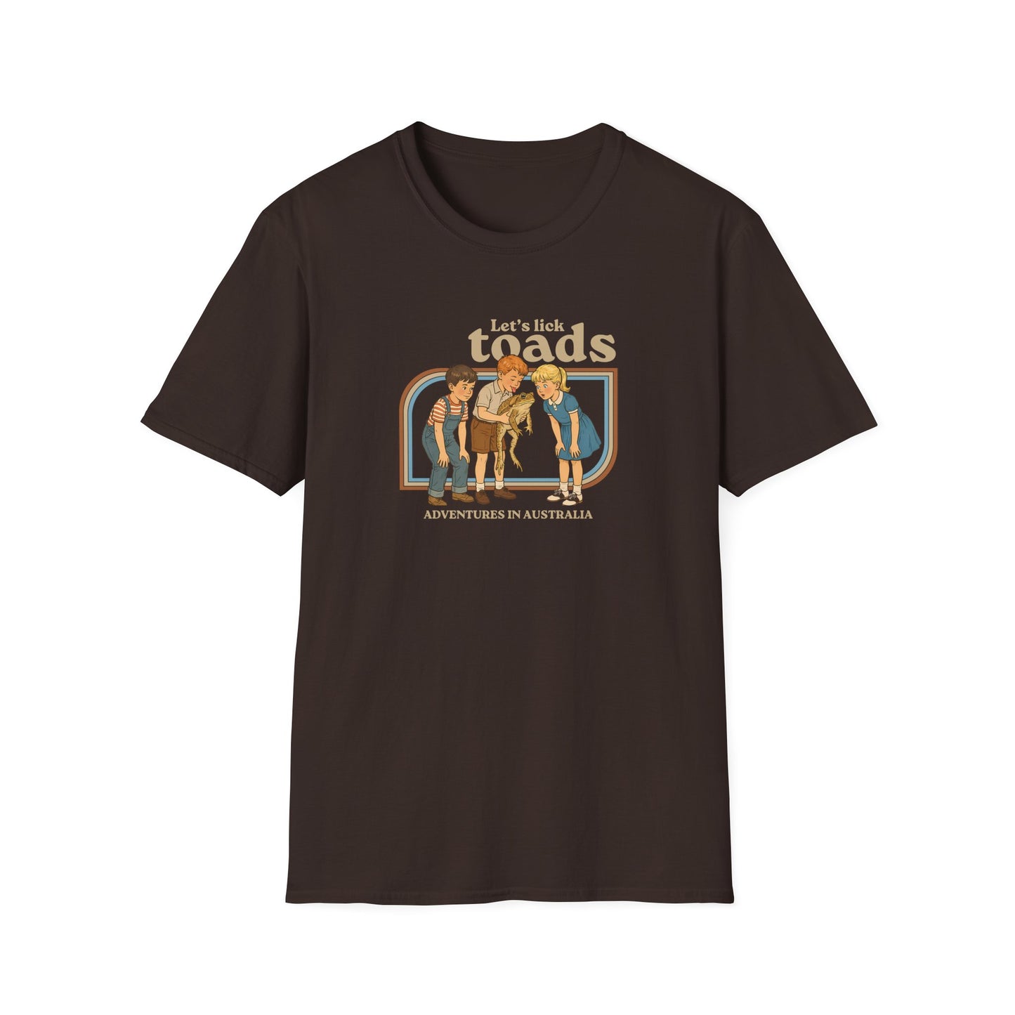 Lets Lick Toads T-Shirt, Funny Cane Toad Shirt, Australian Wildlife Humor Tee, Herpetology Shirt, Retro Toad Shirt, Aussie Frog Shirt