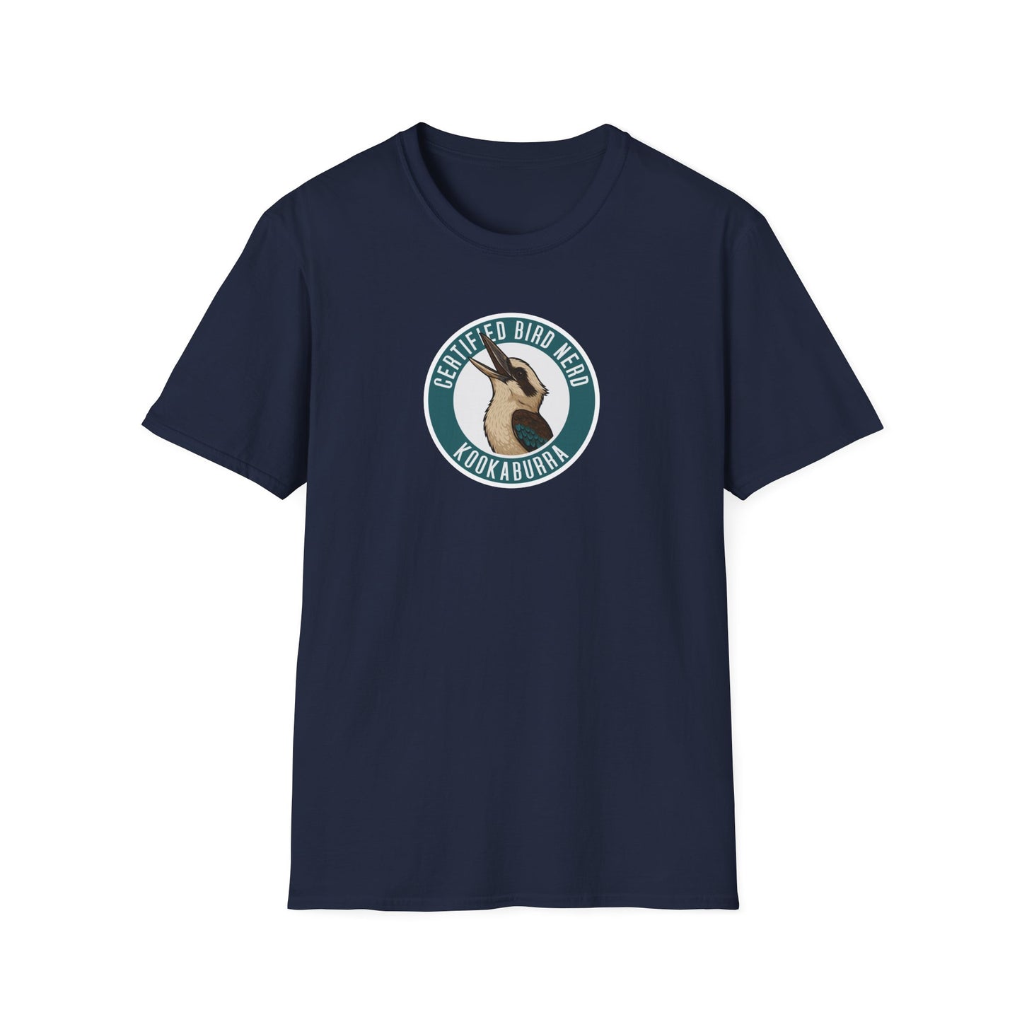 Kookaburra T-Shirt, Certified Bird Nerd Shirt, Australian Bird Tee, Birdwatching Gift, Wildlife Lover Tee, Native Bird Graphic Tee