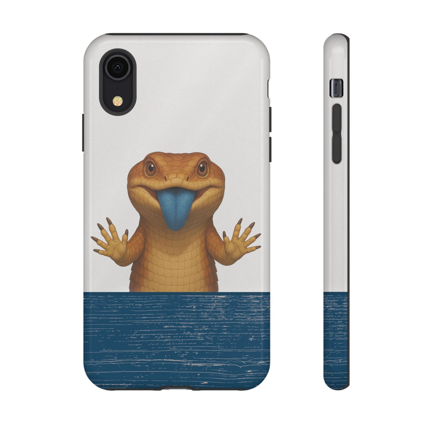Blue-tongued Lizard iPhone Case – Glass Surfer Australian Wildlife Design