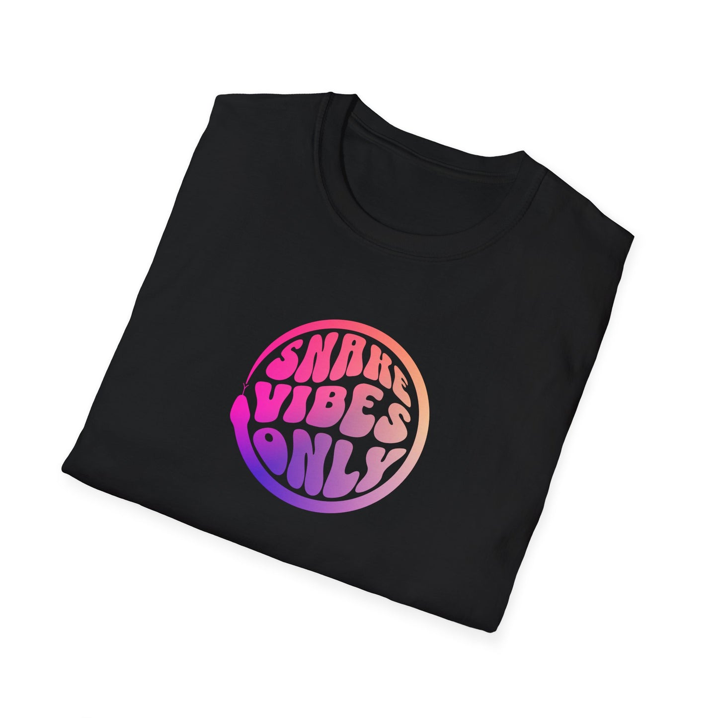Snake Vibes Only T-Shirt, Snake Lover Shirt, Reptile Graphic Tee, Herpetology Shirt, Serpent Lover Gift, Retro Animal Tee