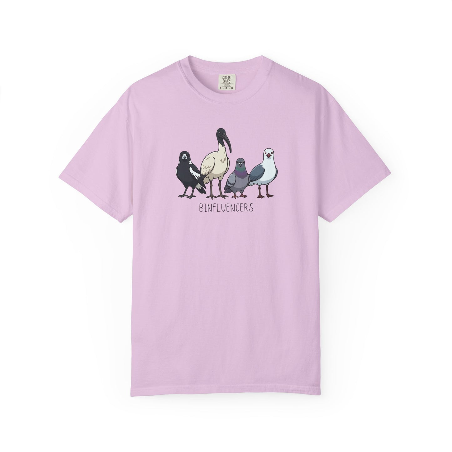 Binfluencers Bird Shirt, Australian Bird Tee, Comfort Colors Bin Chicken Shirt, Ibis Magpie Pigeon Seagull Graphic Tee, Bird Lover Gift