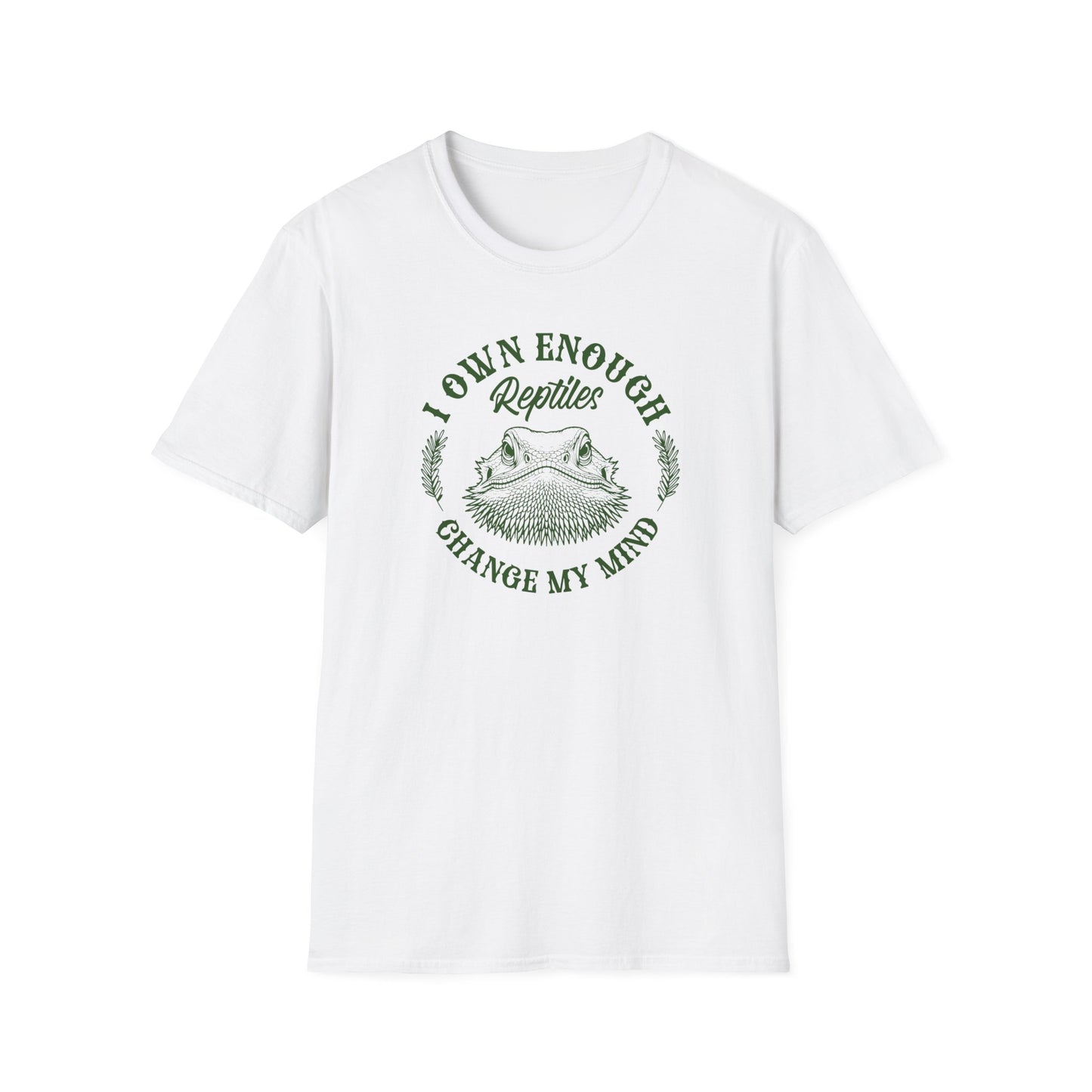 Reptile Keeper T-Shirt I Own Enough Reptiles Change My Mind, Funny Reptile Shirt, Bearded Dragon Snake Lizard Tee, Herpetology Gift