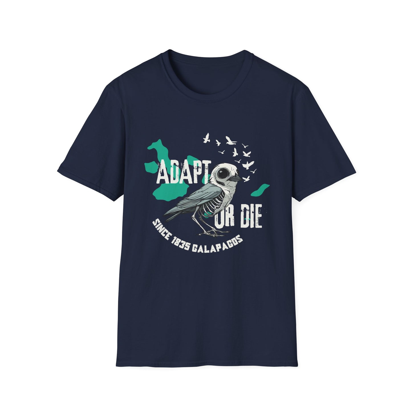 Adapt or Die Biology T-Shirt, Evolution Science Shirt, Galapagos Darwin Tee, Natural Selection Graphic Tee, Biology Teacher Gift Shirt