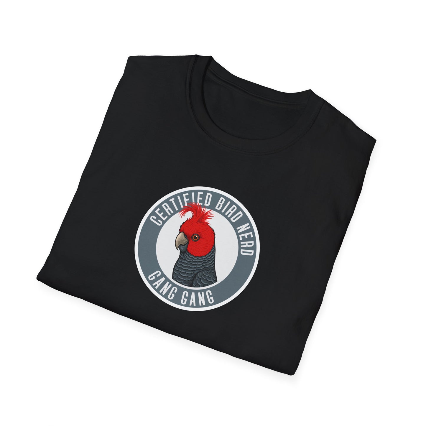 Gang Gang Cockatoo T-Shirt, Certified Bird Nerd Shirt, Australian Bird Tee, Birdwatching Gift, Wildlife Lover Tee, Cockatoo Shirt