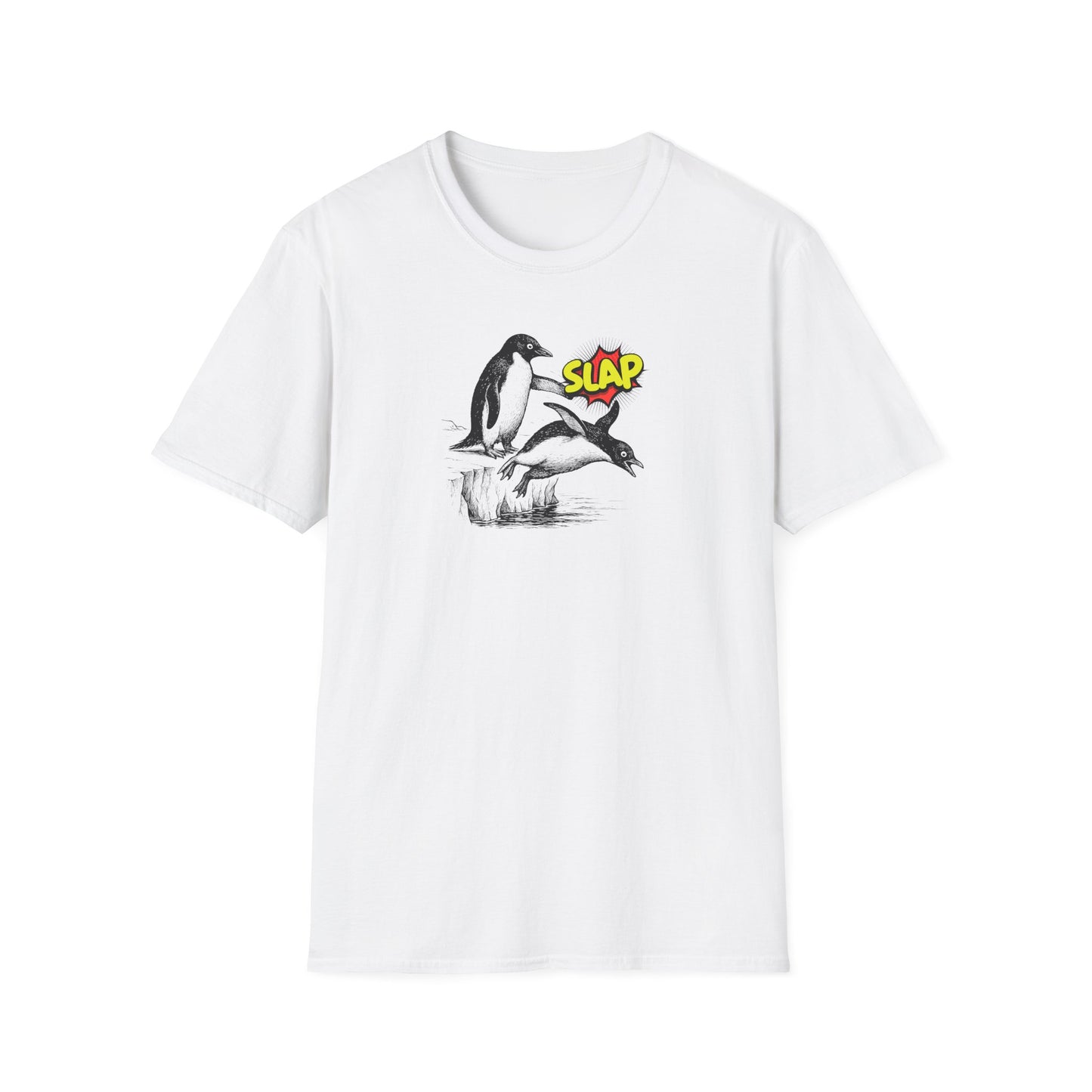 Penguin Slap T-Shirt, Funny Penguin Tee, Chaotic Penguin Shirt, Meme Animal T-Shirt, Funny Wildlife Tee, Penguin Lover Gift, Cute Funny Bird Shirt