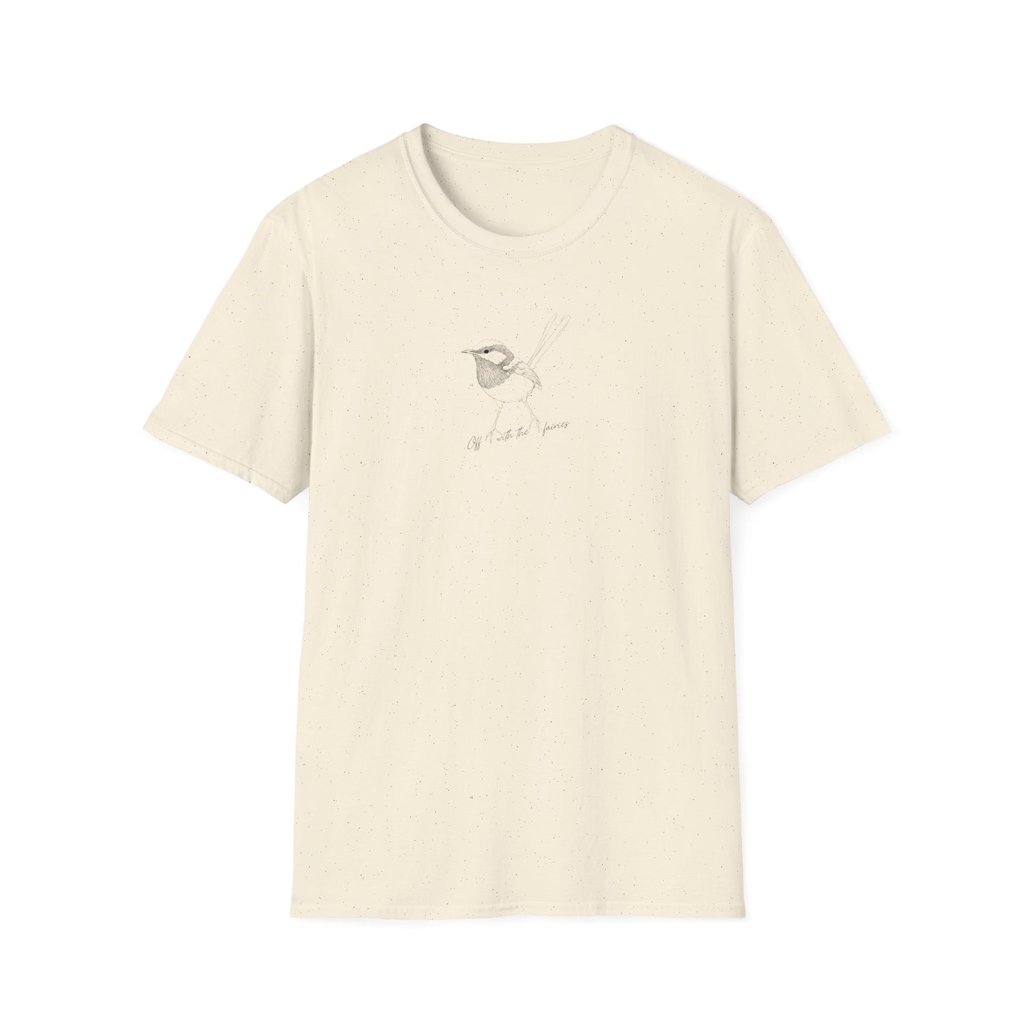 Superb Blue Fairy-wren T-Shirt | Off With the Fairies Aussie Bird Tee, Nature Gift