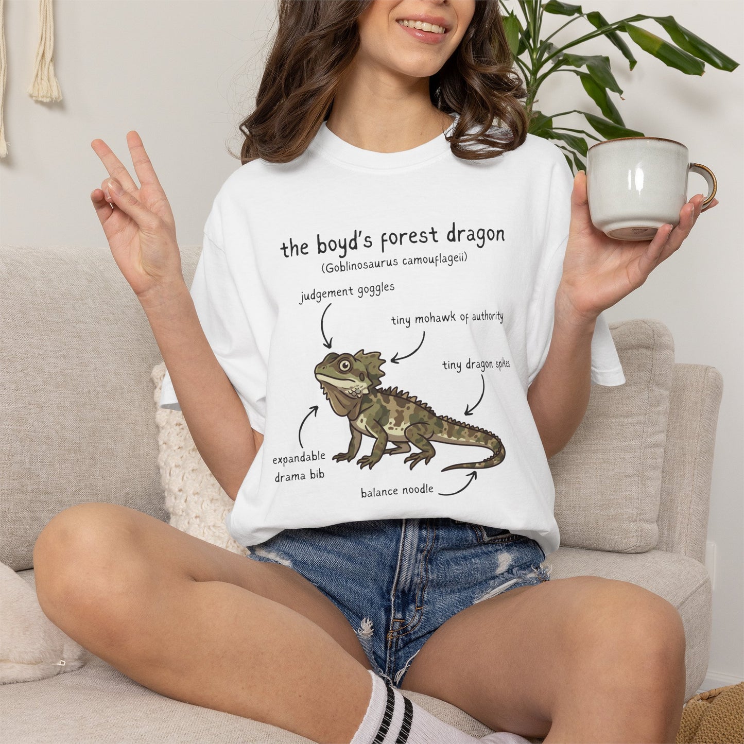Anatomy of a Boyds Forest Dragon Shirt, Comfort Colors Reptile Tee, Funny Australian Lizard T Shirt, Herpetology Gift, Lizard Lover Tee