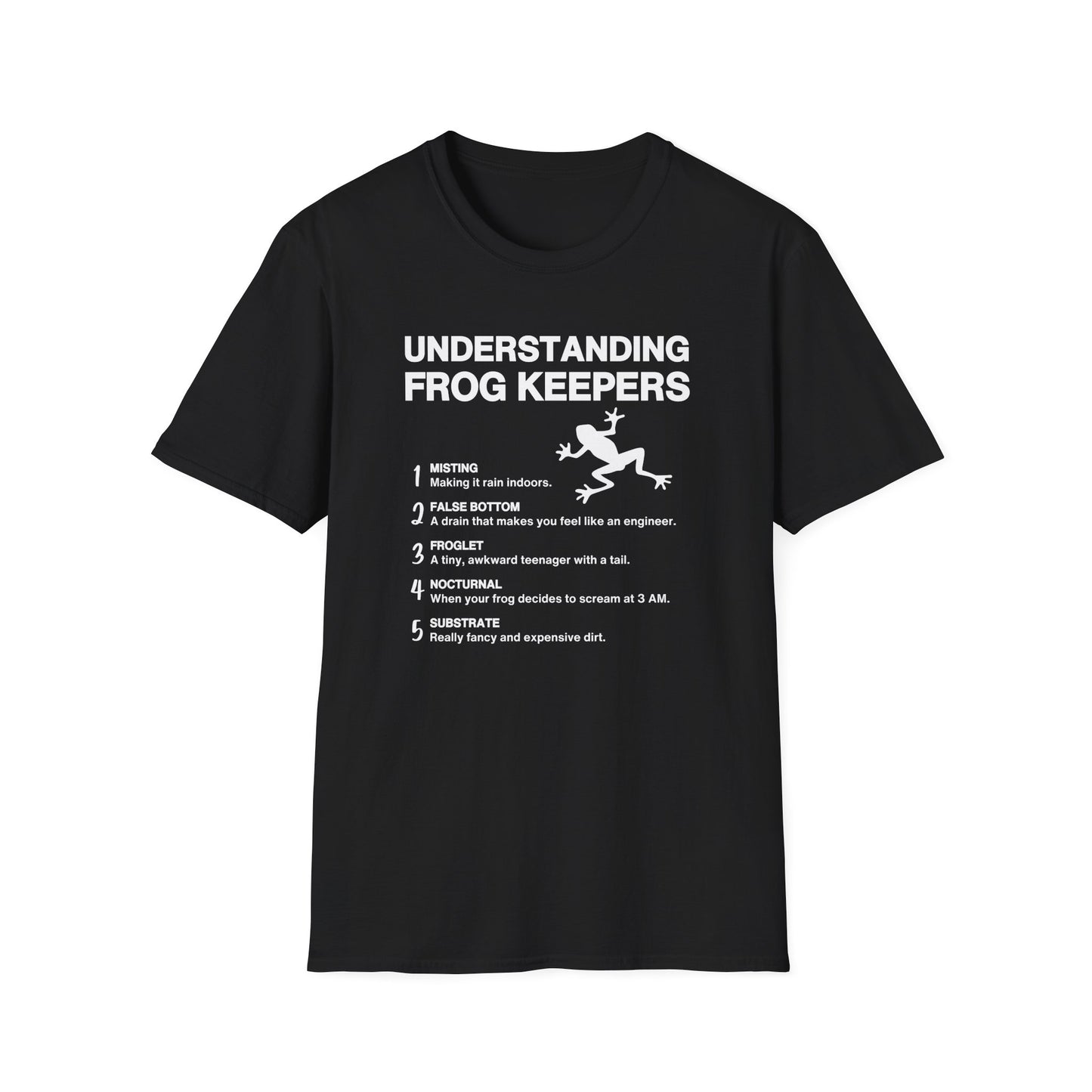 Understanding Frog Keepers T-Shirt, Funny Frog Owner Shirt, Frog Keeper Gift, Amphibian Humor Tee, Frog Lover Shirt, Herpetology Gift