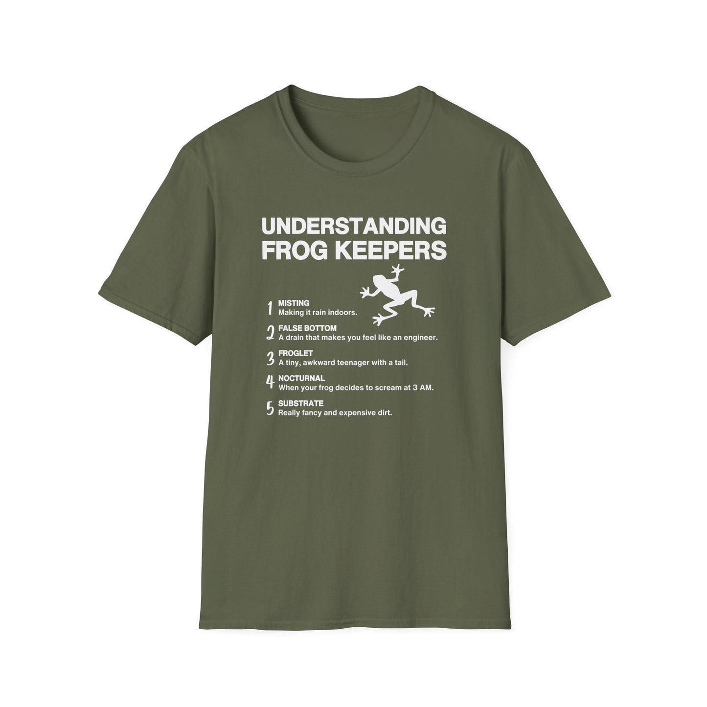 Understanding Frog Keepers T-Shirt, Funny Frog Owner Shirt, Frog Keeper Gift, Amphibian Humor Tee, Frog Lover Shirt, Herpetology Gift