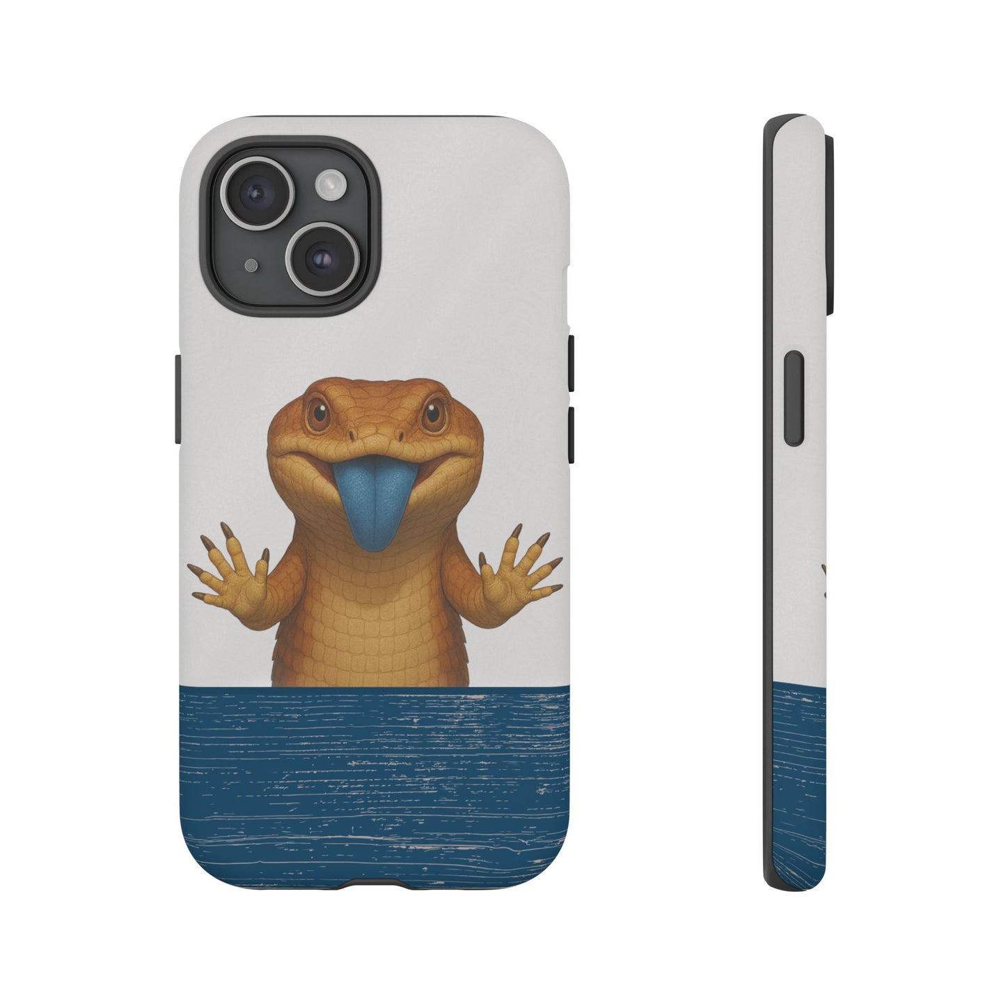 Blue-tongued Lizard iPhone Case – Glass Surfer Australian Wildlife Design