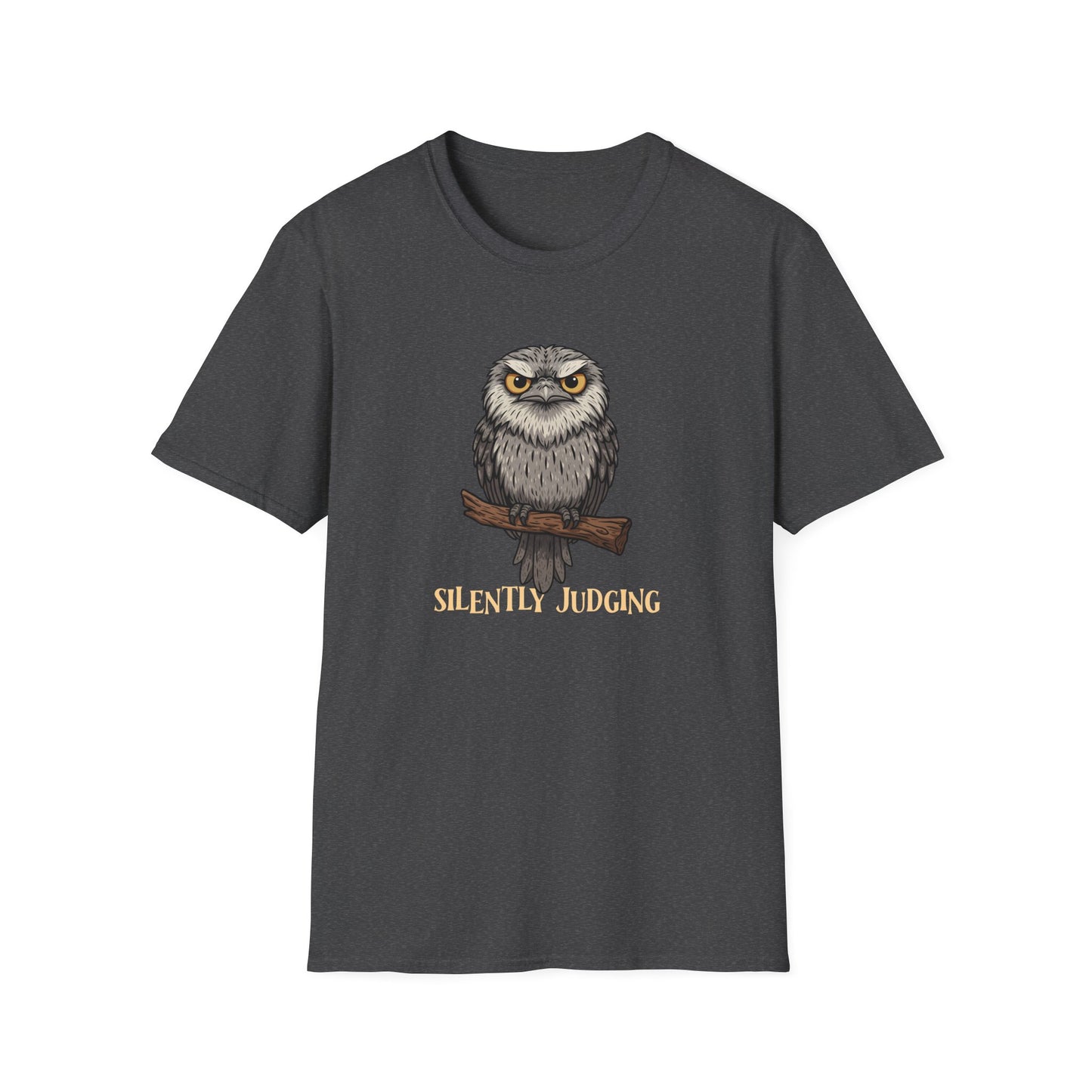 Tawny Frogmouth T-Shirt Silently Judging Shirt, Funny Owl Lover Tee, Australian Bird Shirt, Bird Nerd Gift, Frogmouth Tee