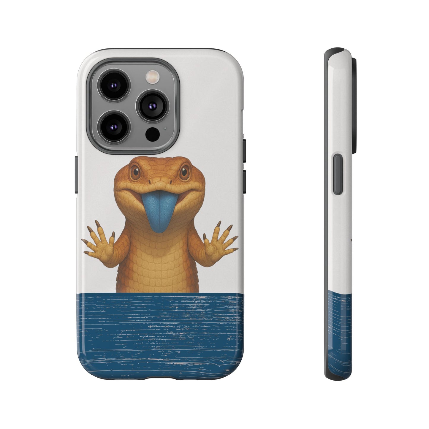 Blue-tongued Lizard iPhone Case – Glass Surfer Australian Wildlife Design