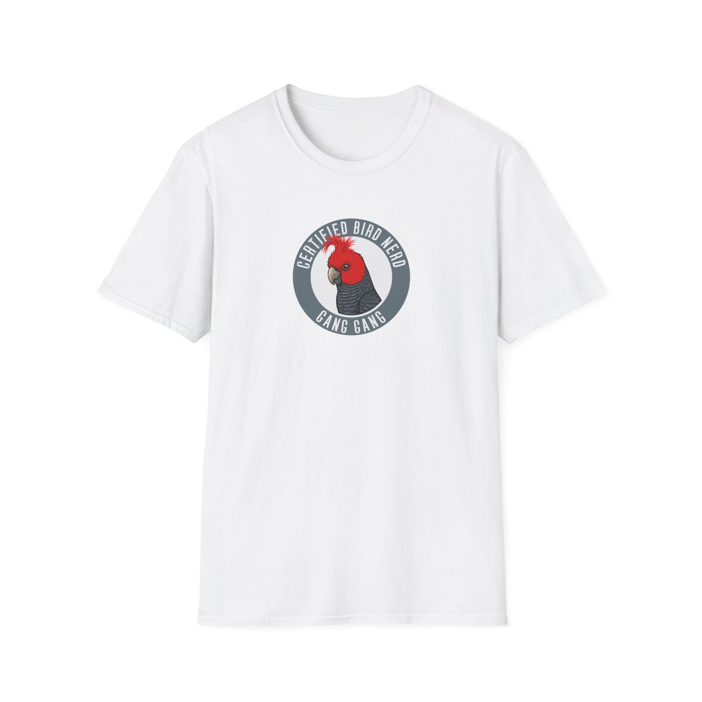 Gang Gang Cockatoo T-Shirt, Certified Bird Nerd Shirt, Australian Bird Tee, Birdwatching Gift, Wildlife Lover Tee, Cockatoo Shirt
