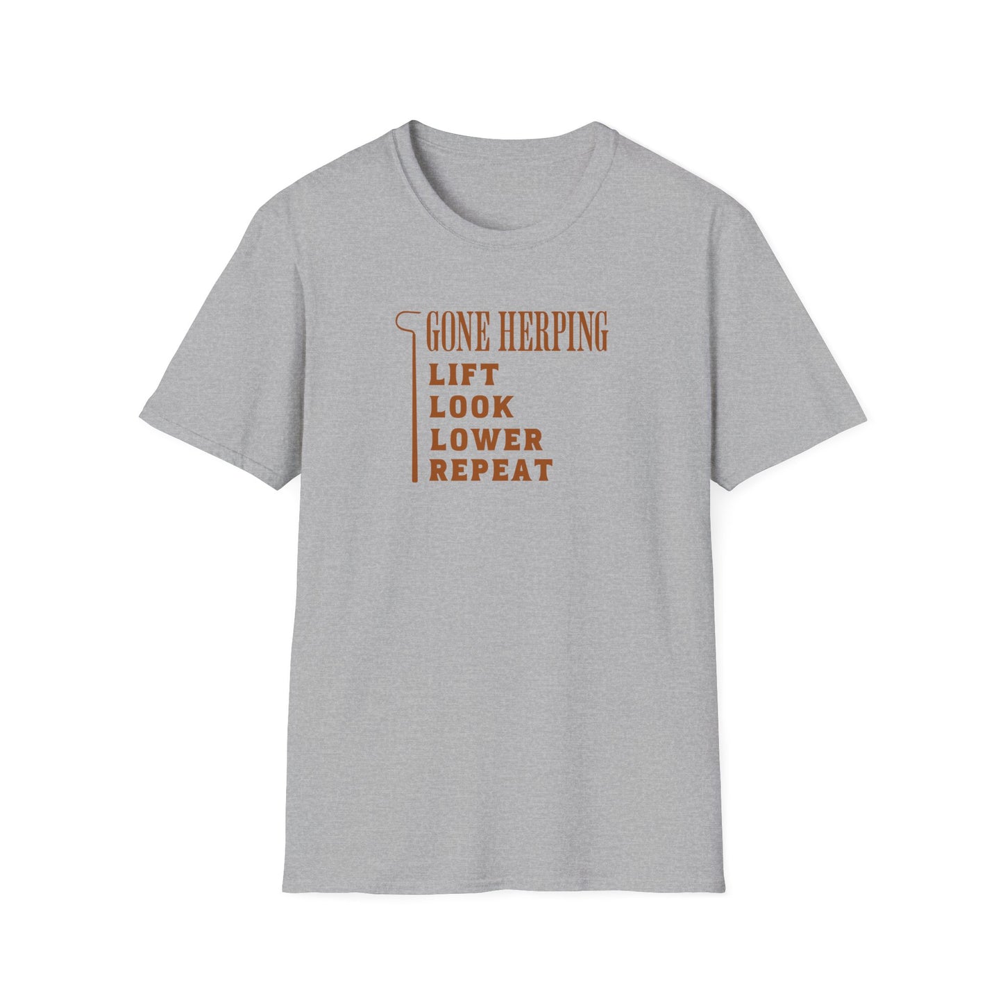 Gone Herping T-Shirt, Lift Look Lower Repeat Shirt, Reptile Lover Tee, Field Herping Gift, Snake Lover Shirt, Wildlife Graphic Tee
