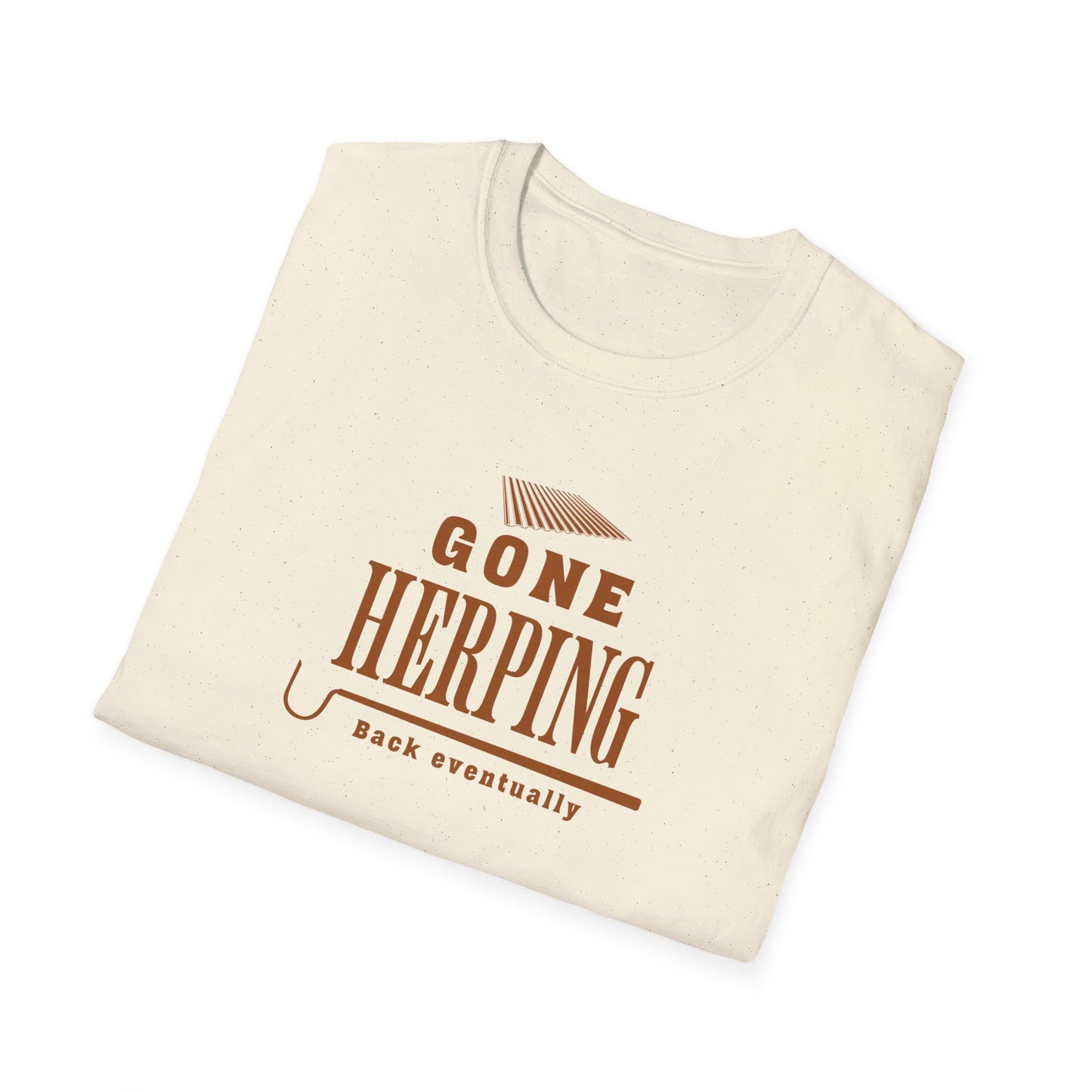 Gone Herping T-Shirt, Back Eventually Shirt, Field Herping Tee, Reptile Lover Gift, Snake Lover Shirt, Wildlife Graphic Tee