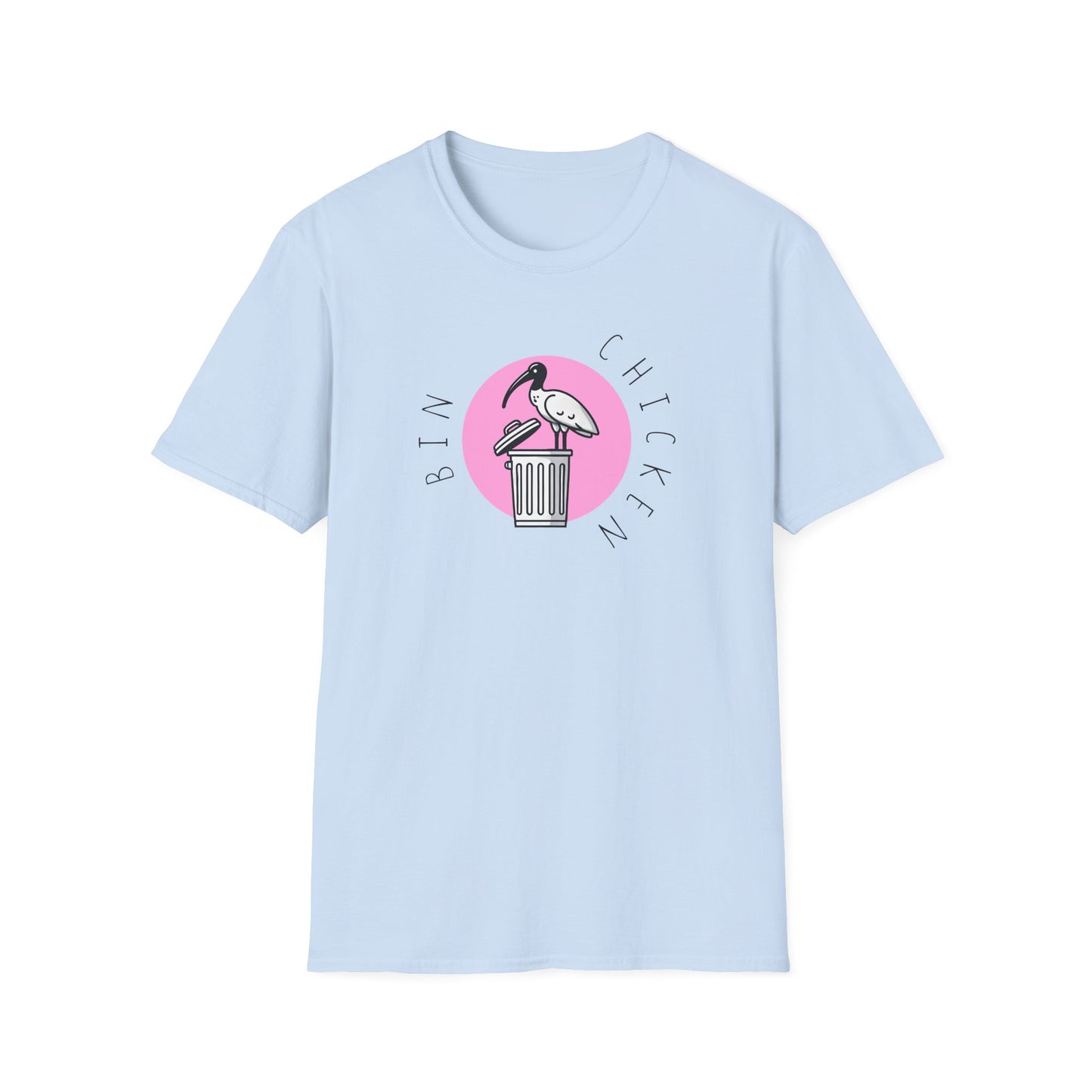 Bin Chicken T-Shirt, Australian White Ibis Shirt, Aussie Bird Lover Tee, Trash Bird Graphic Tee, Australian Wildlife Gift