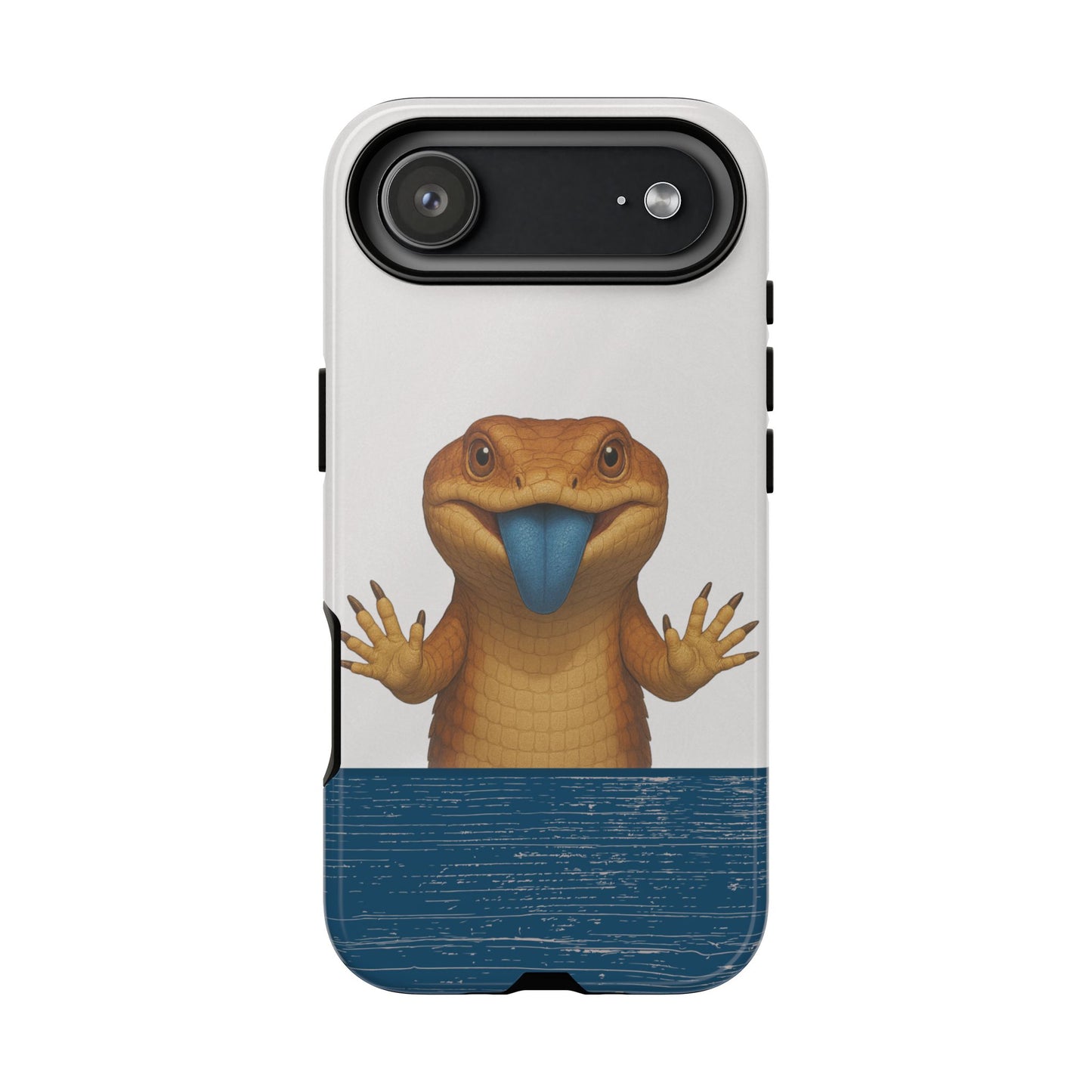 Blue-tongued Lizard iPhone Case – Glass Surfer Australian Wildlife Design