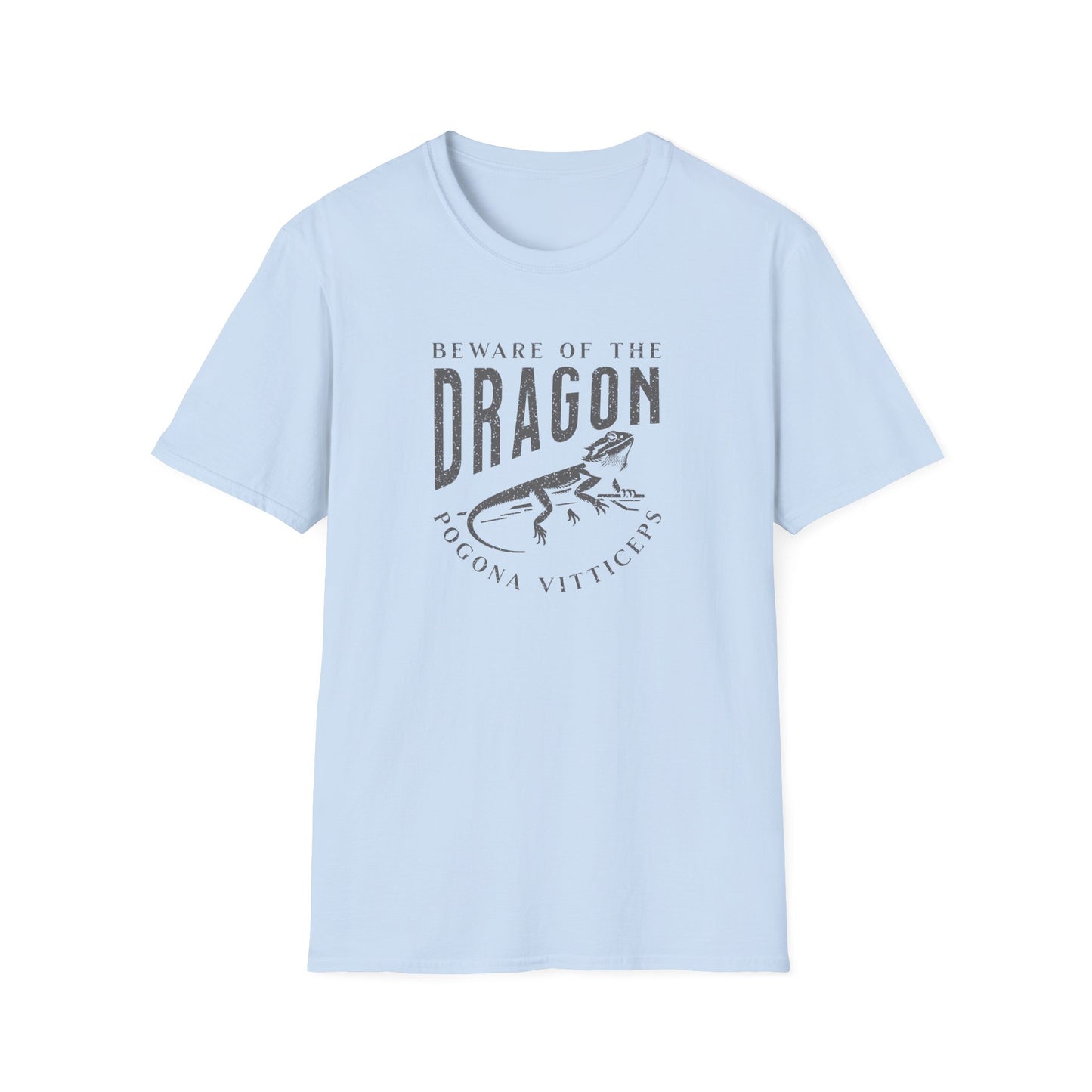 Beware Of The Dragon T-Shirt, Bearded Dragon Shirt, Reptile Lover Tee, Lizard Mom Dad Gift, Pogona Vitticeps Graphic Tee