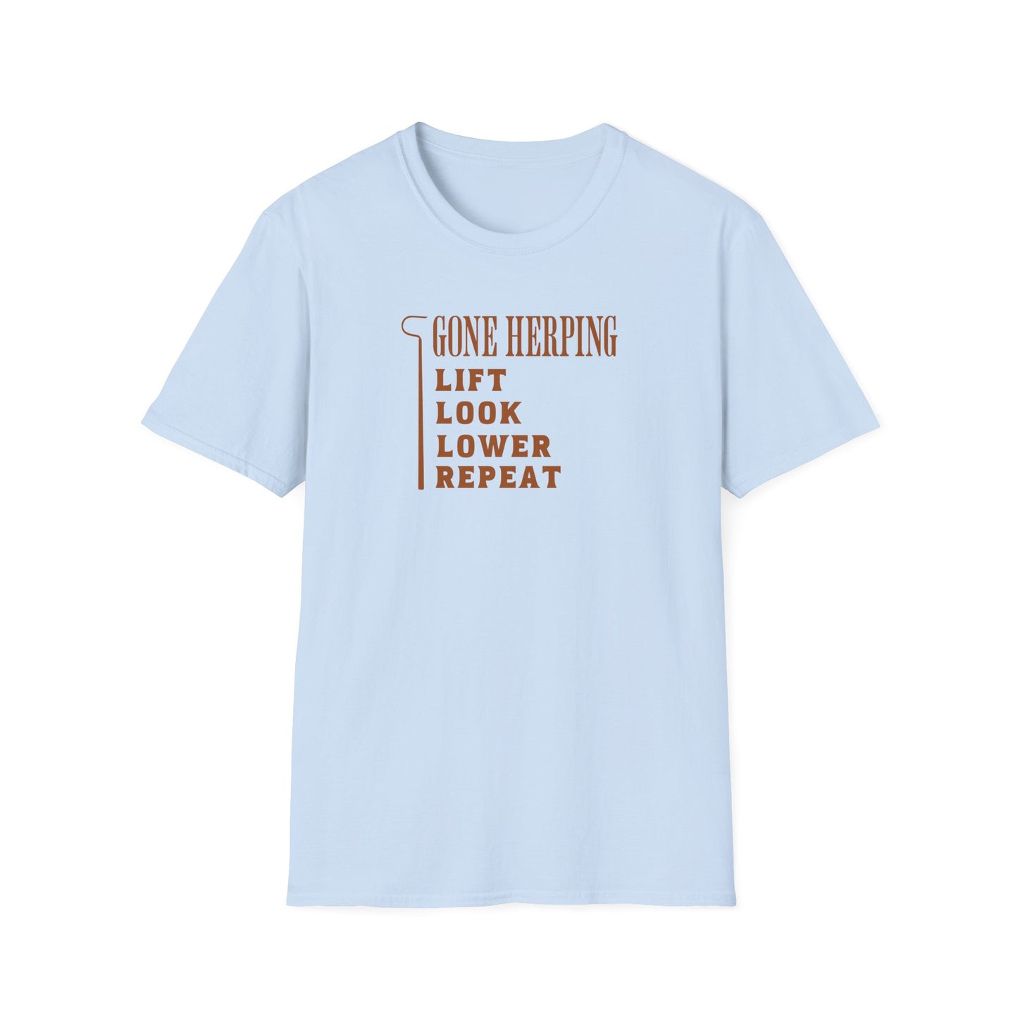 Gone Herping T-Shirt, Lift Look Lower Repeat Shirt, Reptile Lover Tee, Field Herping Gift, Snake Lover Shirt, Wildlife Graphic Tee