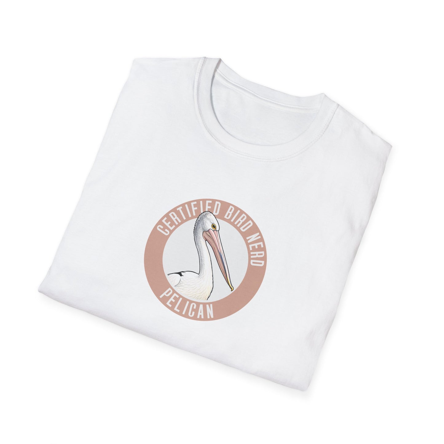 Pelican T-Shirt, Certified Bird Nerd Shirt, Australian Bird Tee, Birdwatching Gift, Wildlife Lover Tee, Coastal Bird Graphic Tee