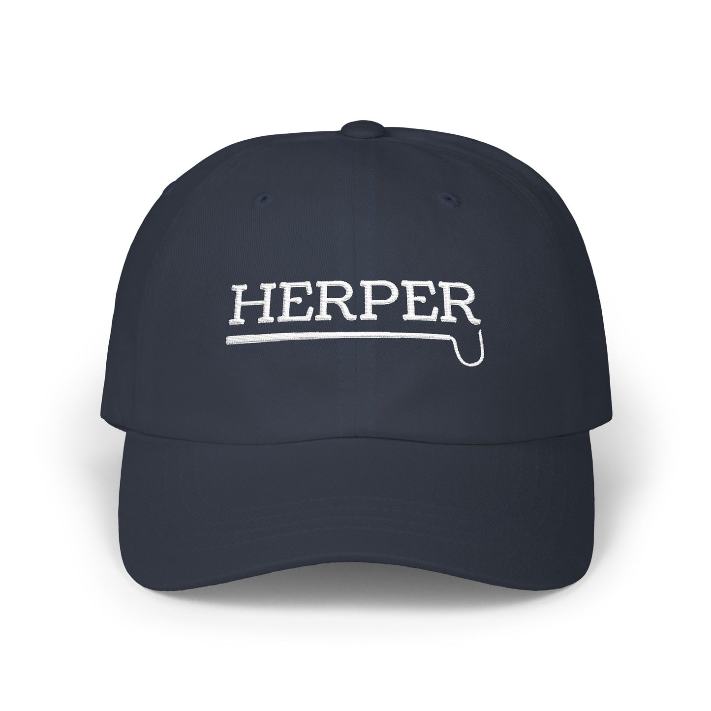 Herper Classic Dad Cap, Embroidered Herping Hat, Reptile Enthusiast Cap, Snake & Lizard Field Hat, Herpetology Gift, Wildlife Lover Dad Hat